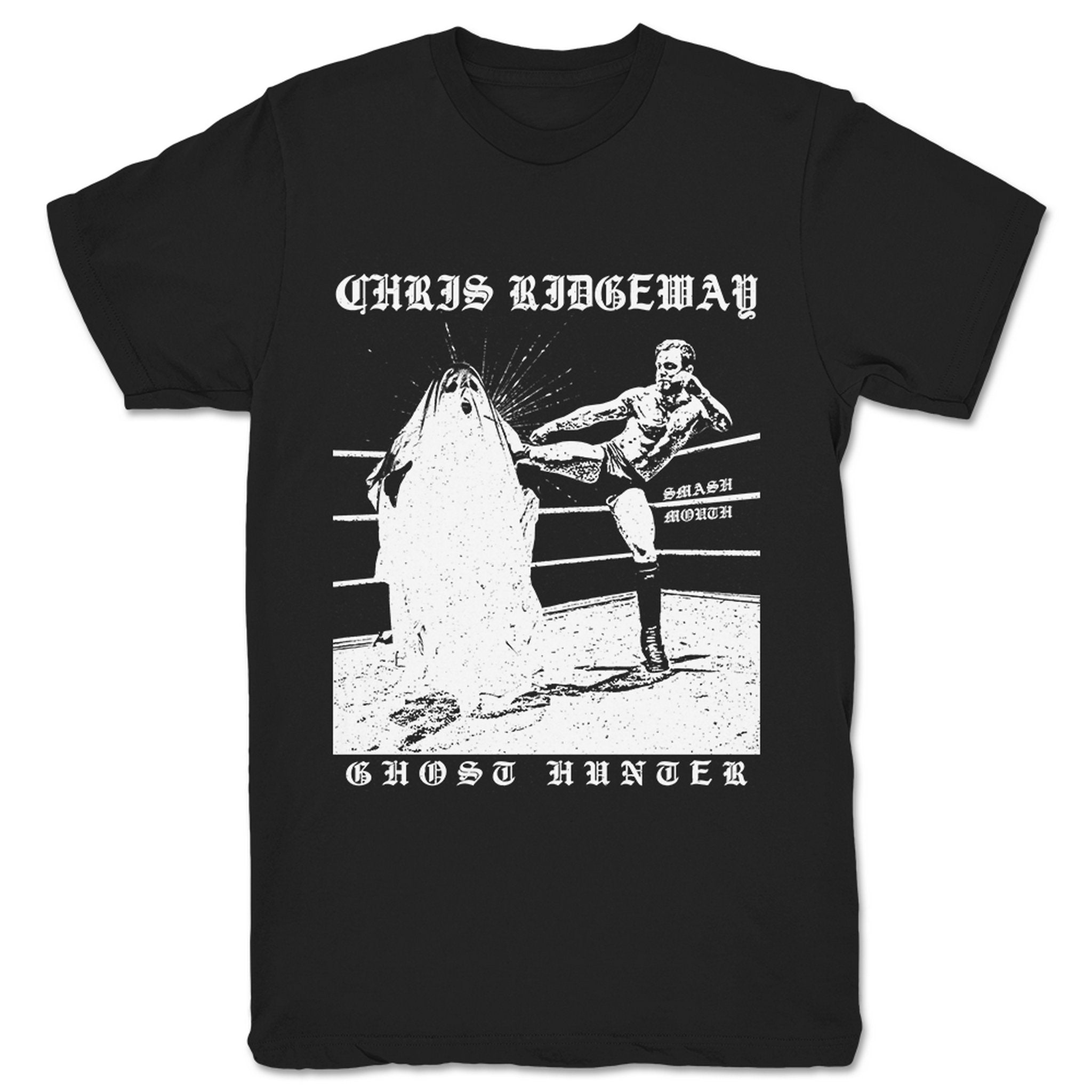 Chris Ridgeway Ghost Hunter Unisex Tee Black
