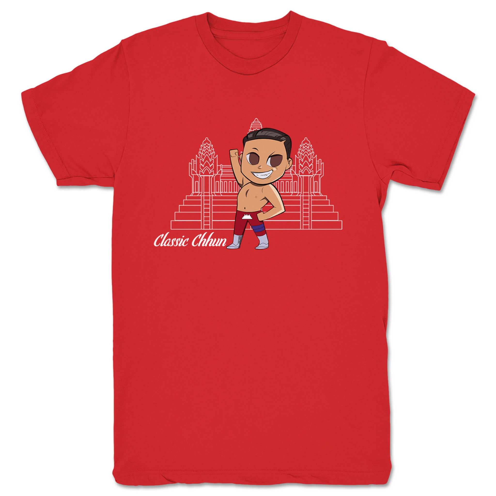 Cody Chhun Classic Chhun Temple Unisex Tee Red