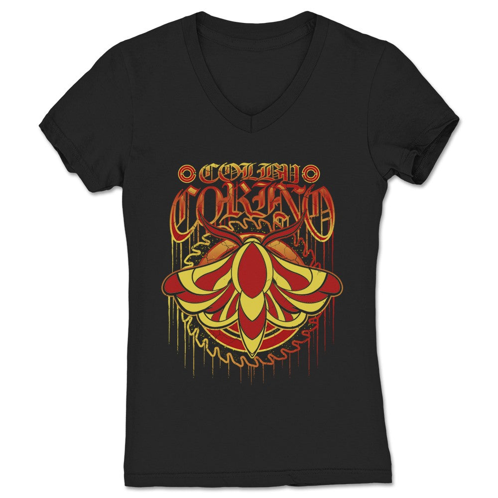 Colby Corino Bugsaw Women's V-Neck Black