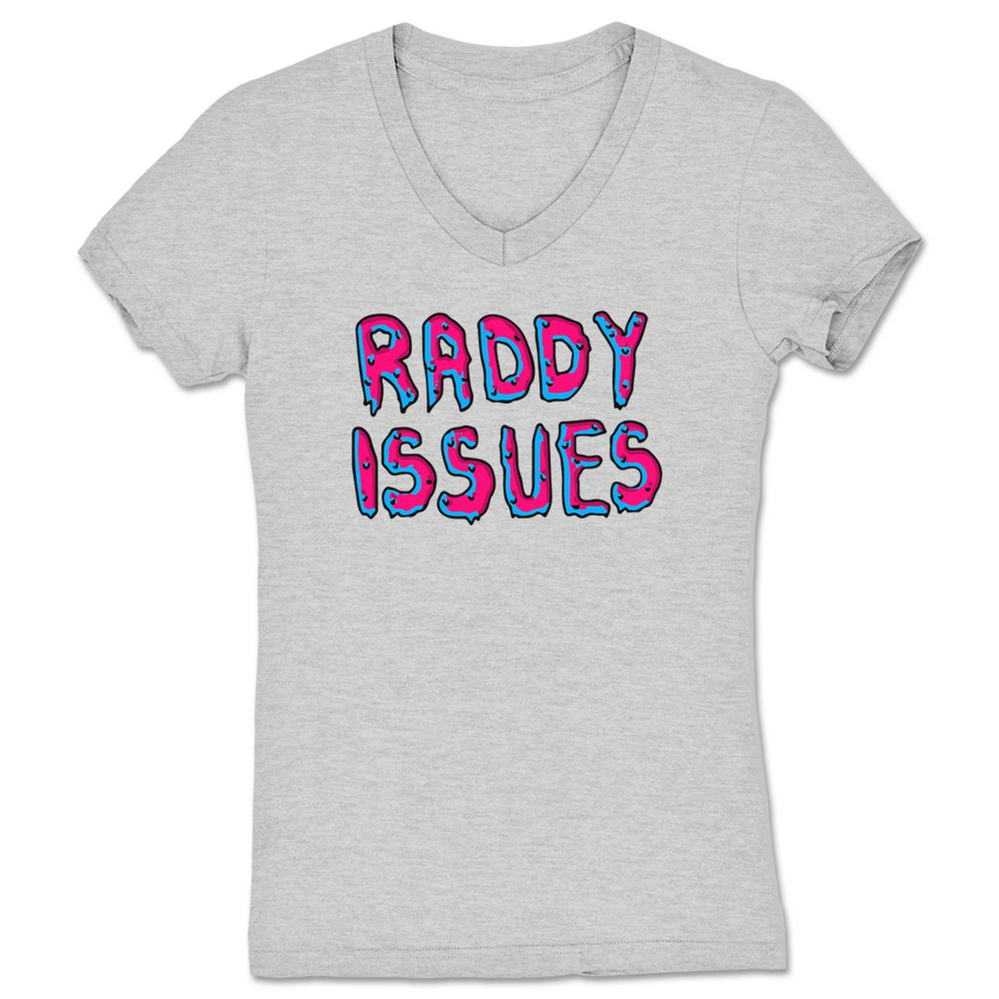 Cole Radrick RADDY ISSUES Women's V-Neck Heather Grey