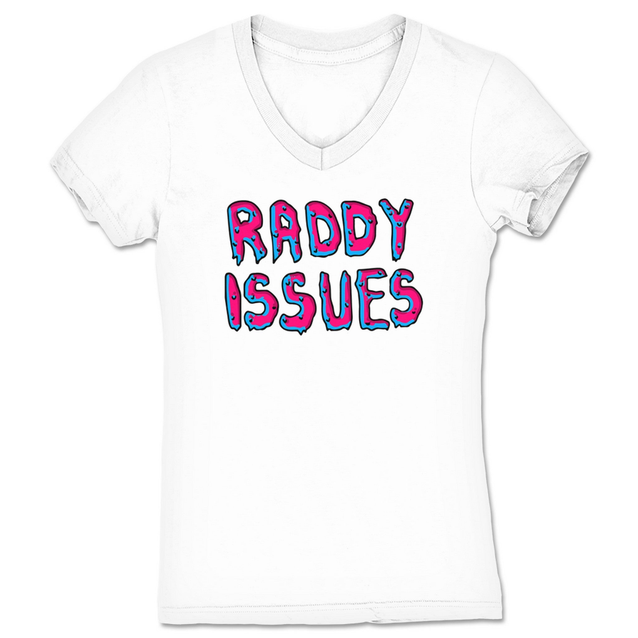 Cole Radrick RADDY ISSUES Women's V-Neck White