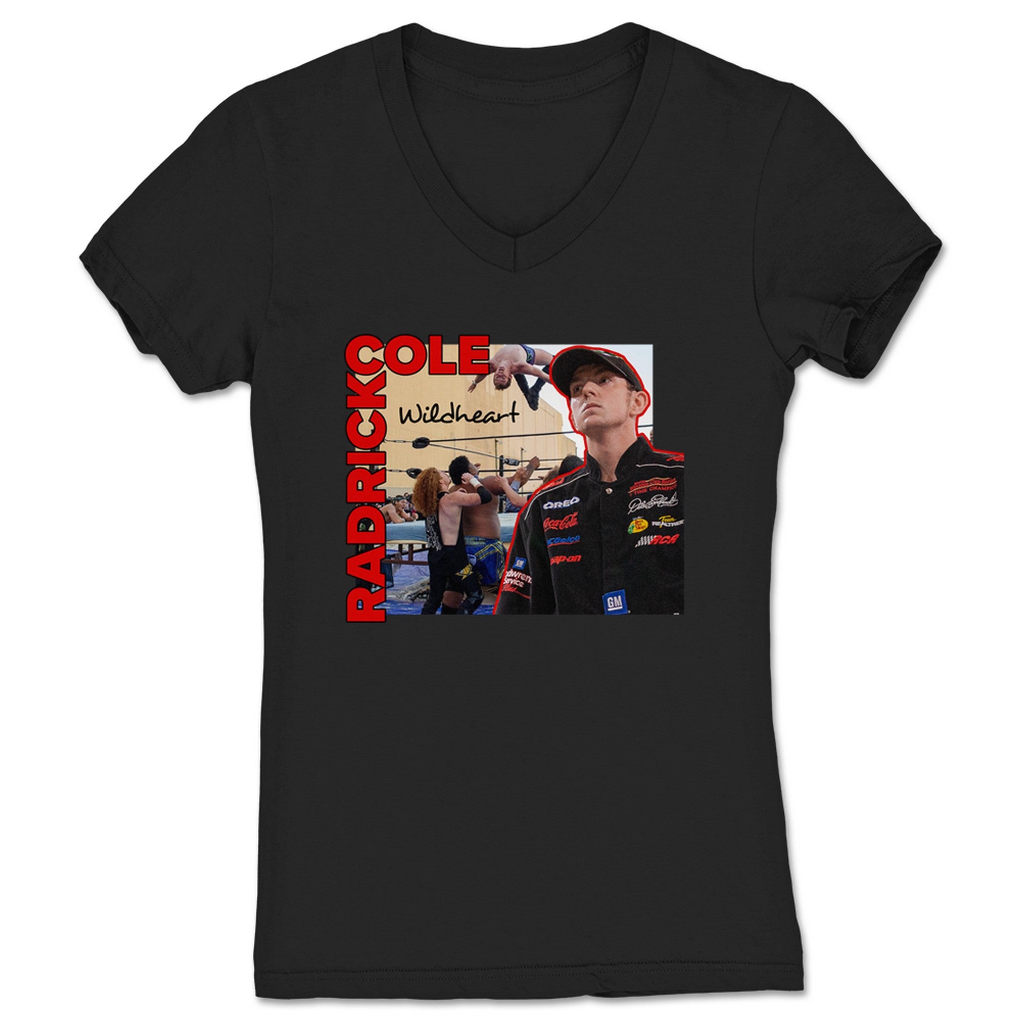 Cole Radrick WILDH3ART Women's V-Neck Black