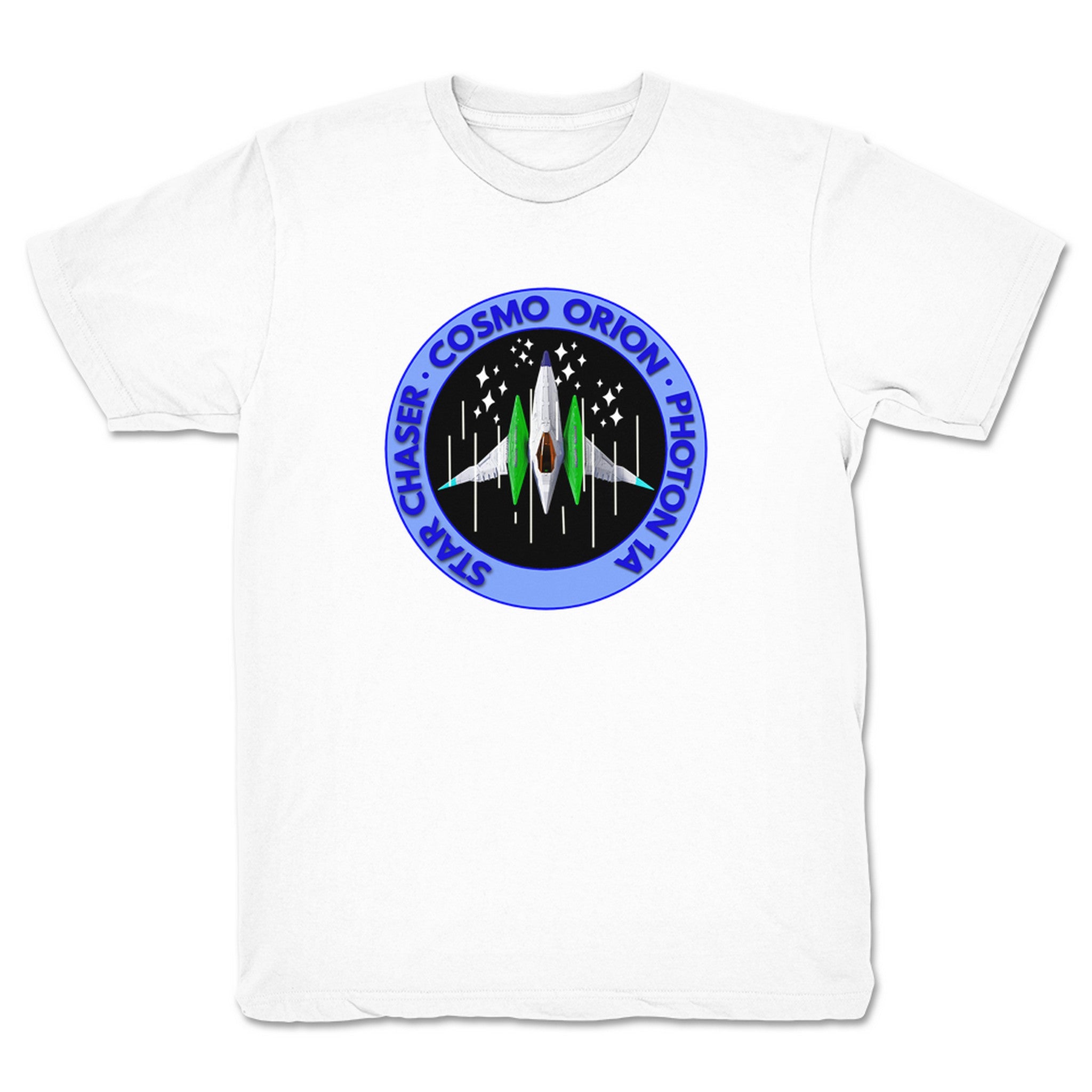 Cosmo Orion Photon 1a Patch Youth Tee White