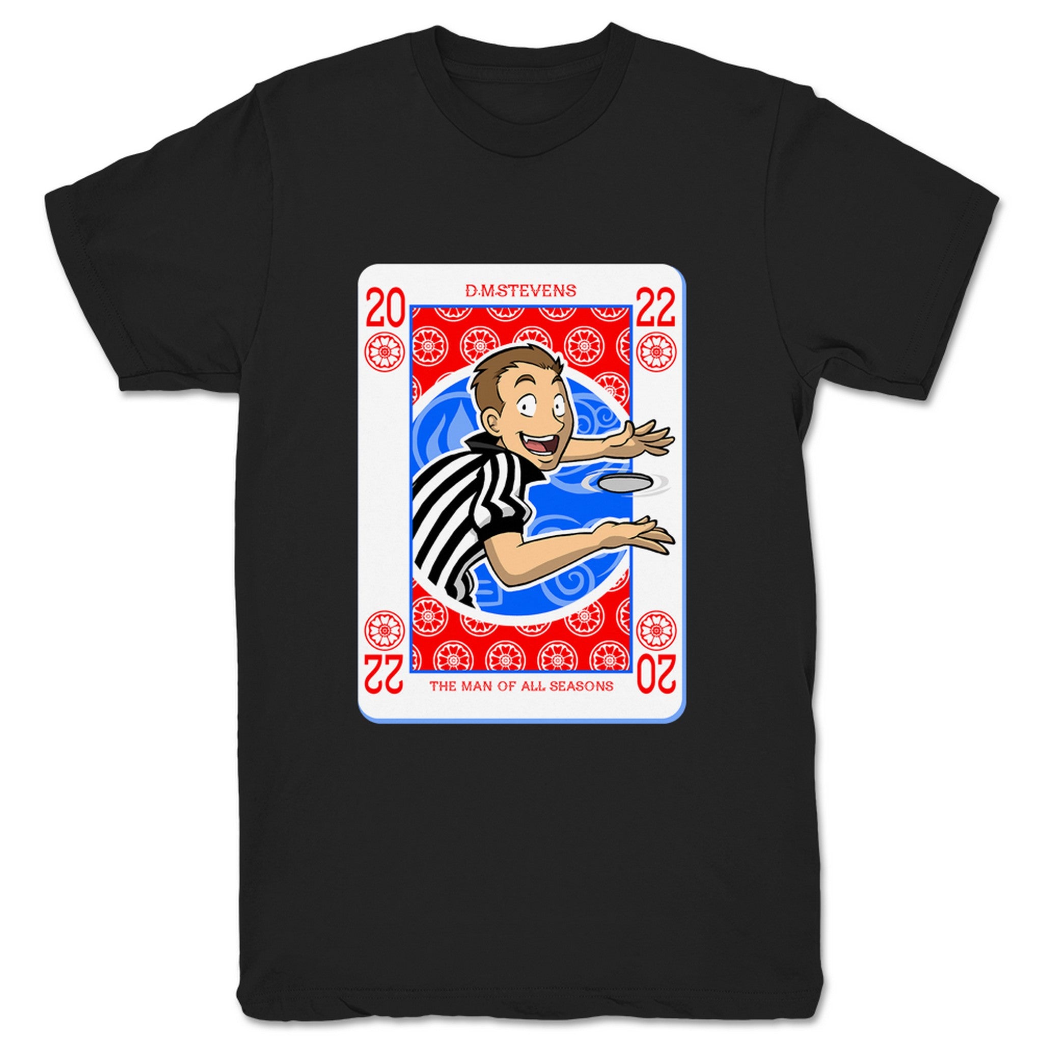 D.M. Stevens Avatar Stevens Unisex Tee Black