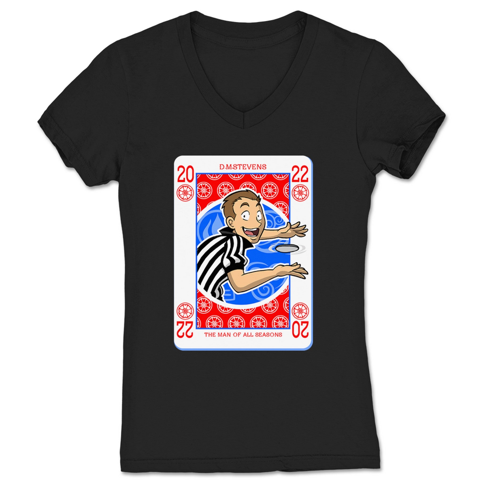 D.M. Stevens Avatar Stevens Women's V-Neck Black