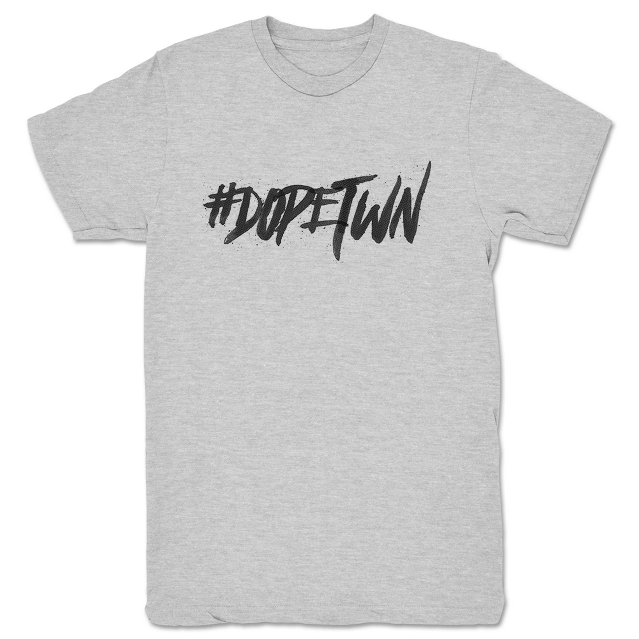 DOPETWN DOPETWN Unisex Tee Heather Grey (w/ Black Print)