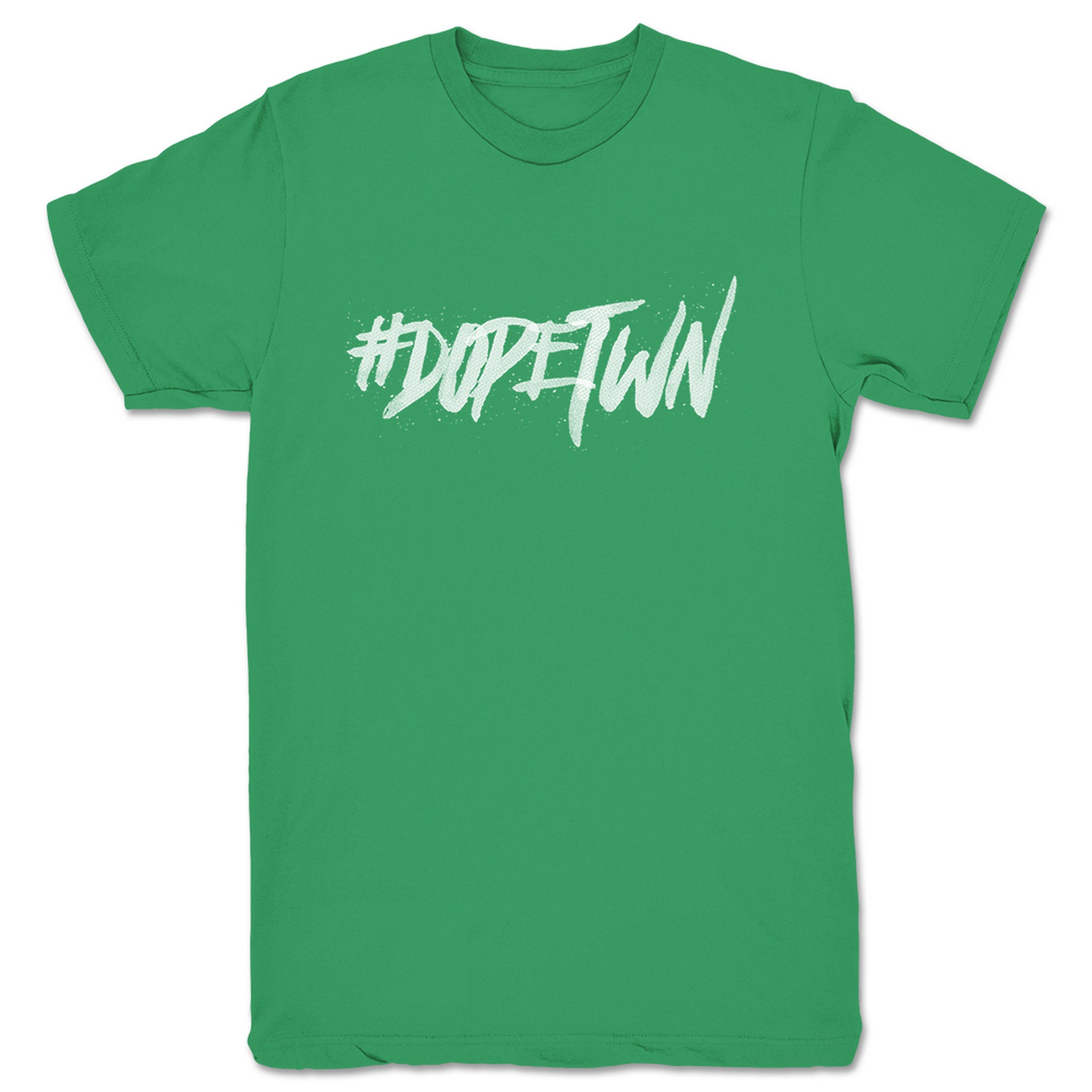 DOPETWN DOPETWN Unisex Tee Kelly Green (w/ White Print)