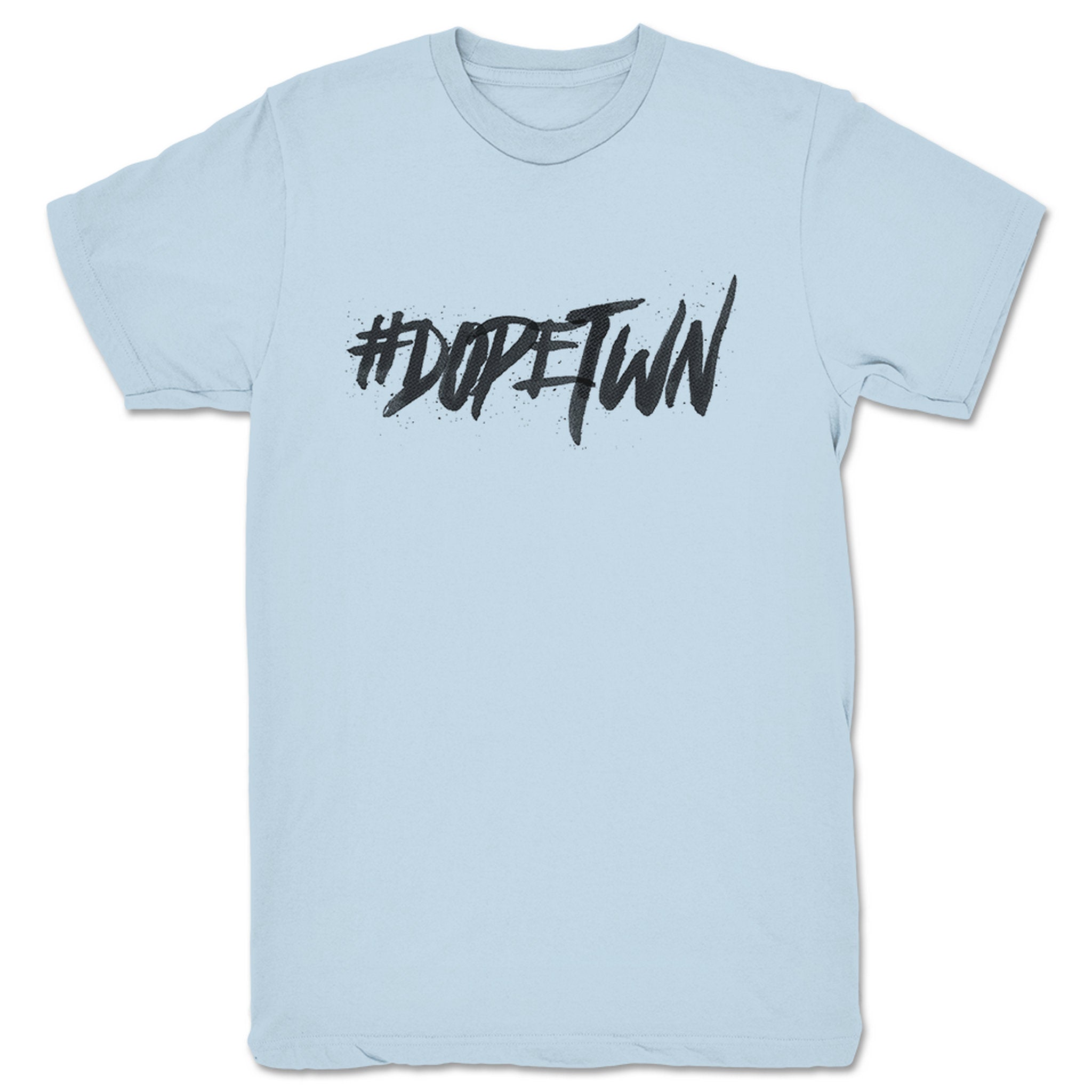 DOPETWN DOPETWN Unisex Tee Light Blue (w/ Black Print)