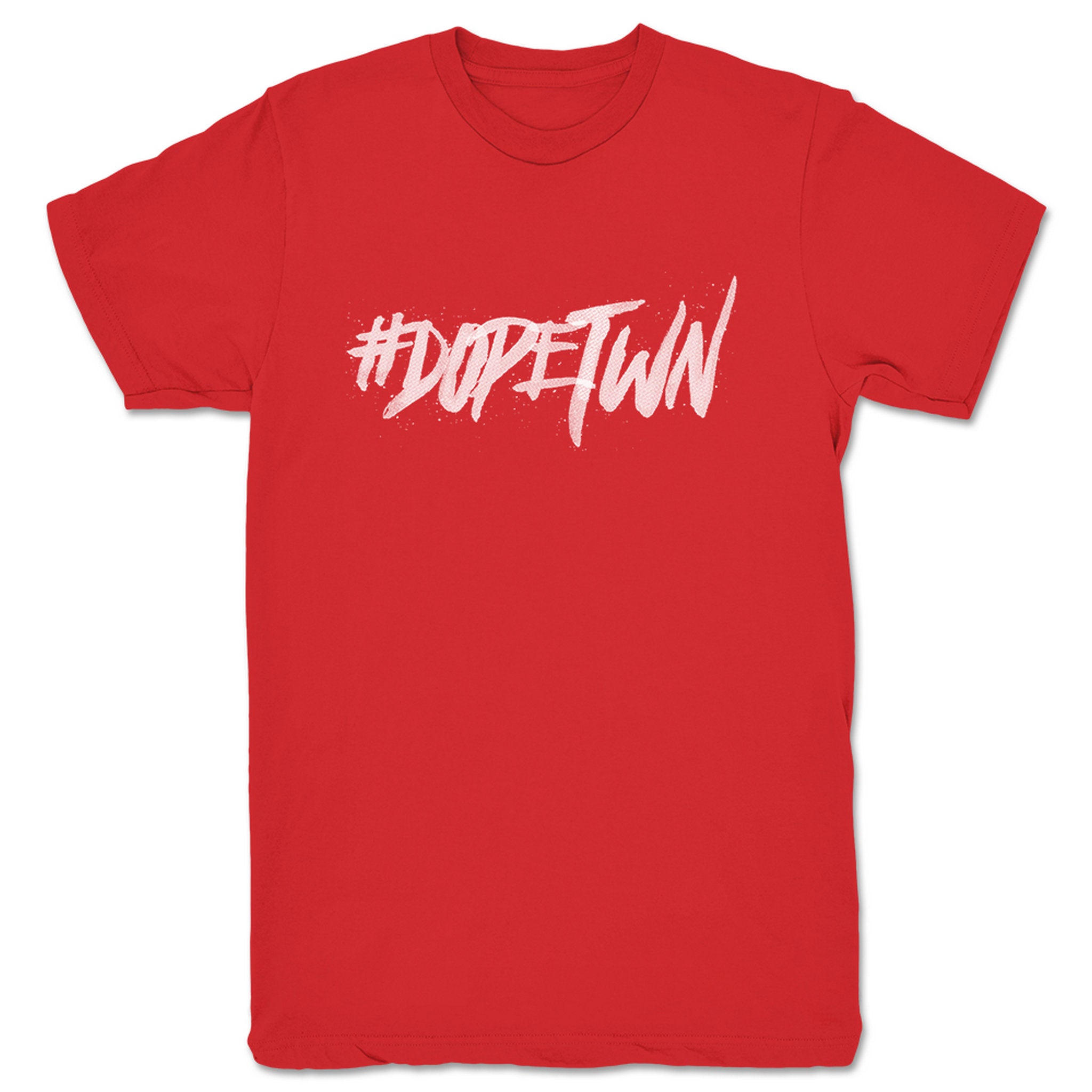 DOPETWN DOPETWN Unisex Tee Red (w/ White Print)