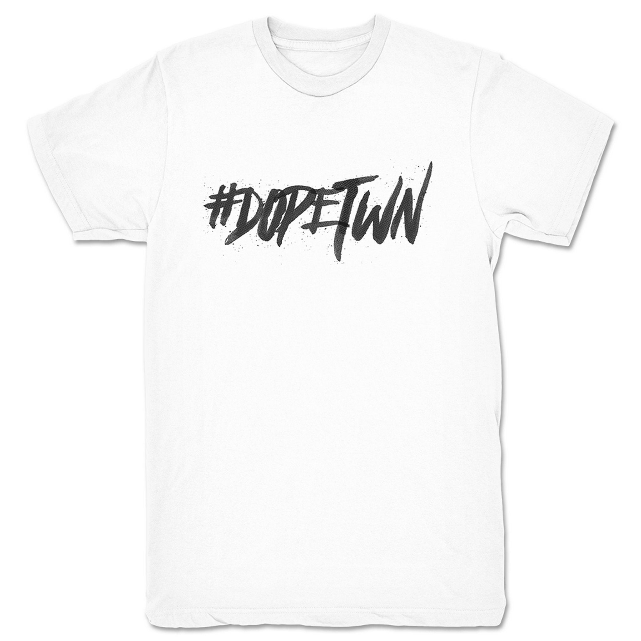 DOPETWN DOPETWN Unisex Tee White (w/ Black Print)