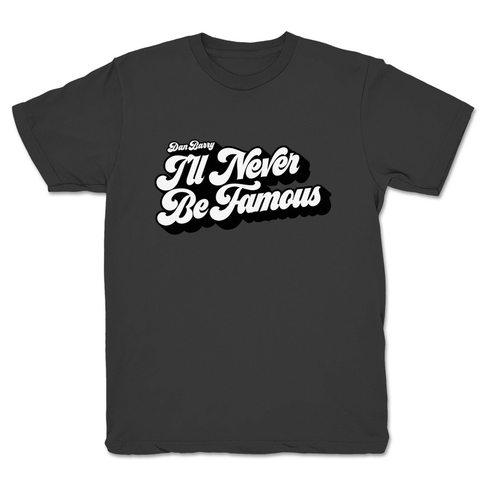 Dan Barry Never Famous Youth Tee Dark Grey