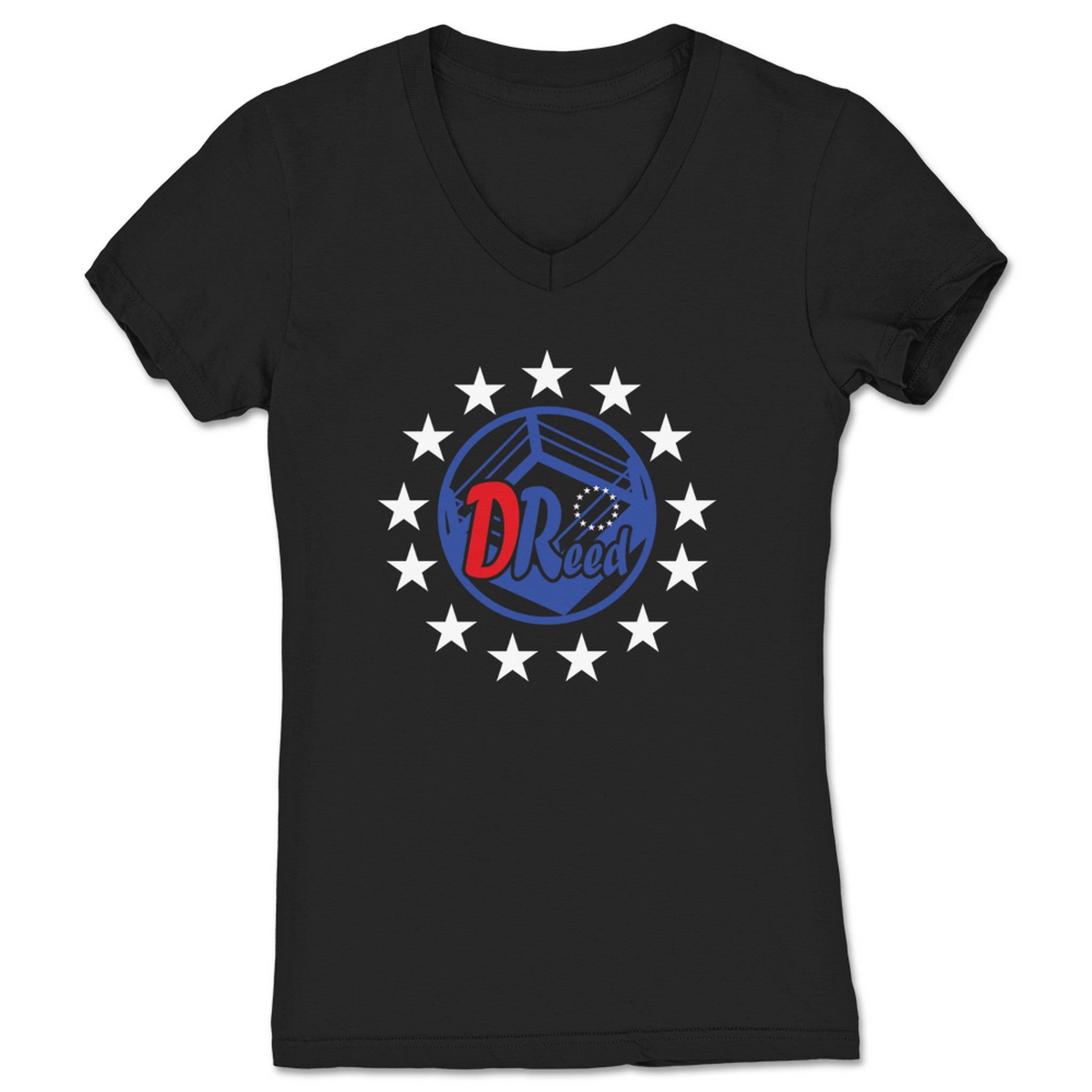 Dave Reed D Reed Women's V-Neck Black