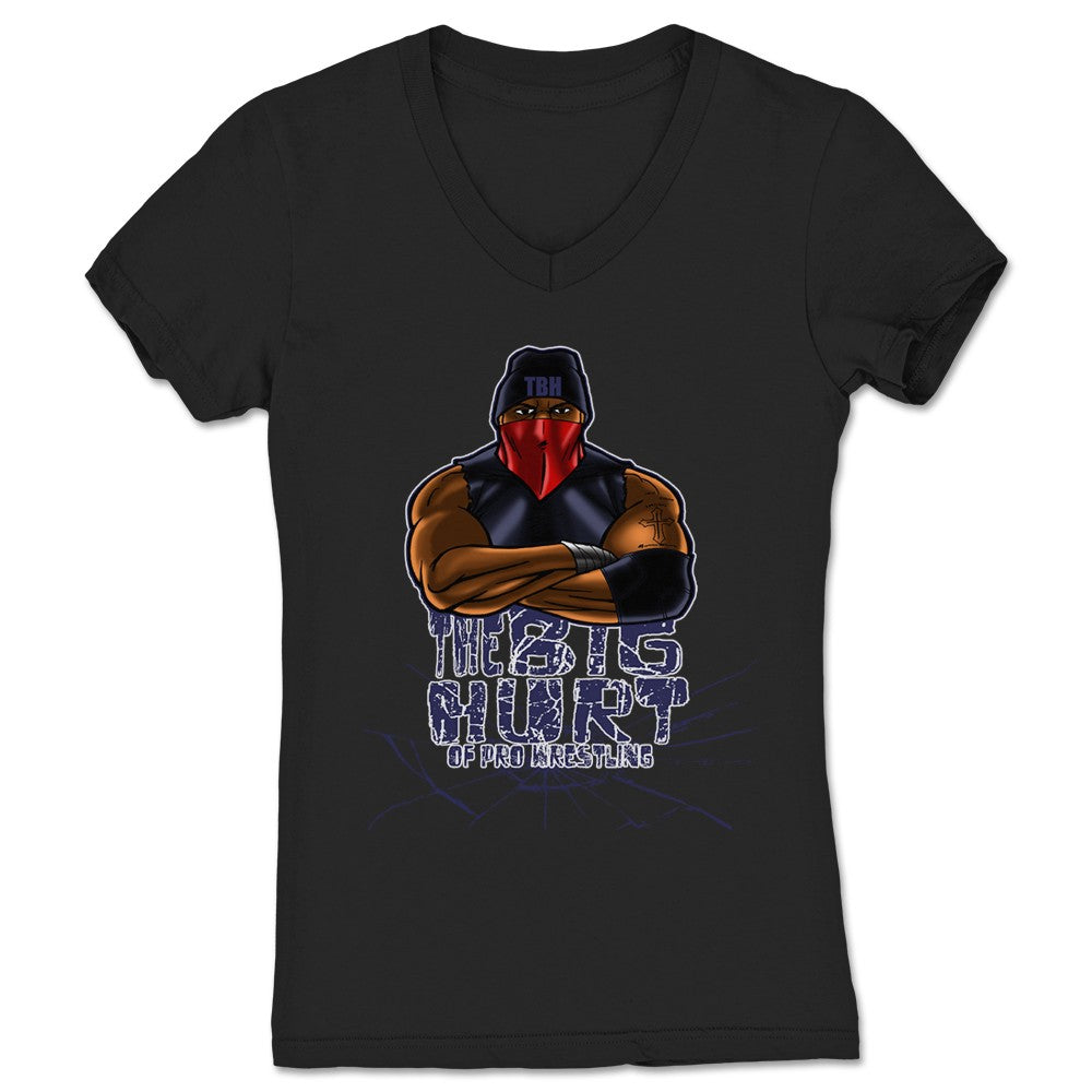DeAndre Jackson The Real Big Hurt Women's V-Neck Black