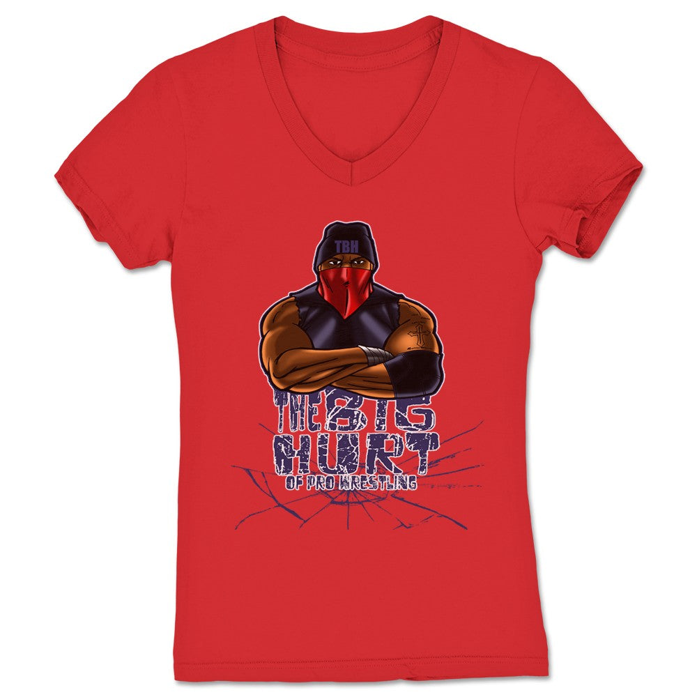 DeAndre Jackson The Real Big Hurt Women's V-Neck Red