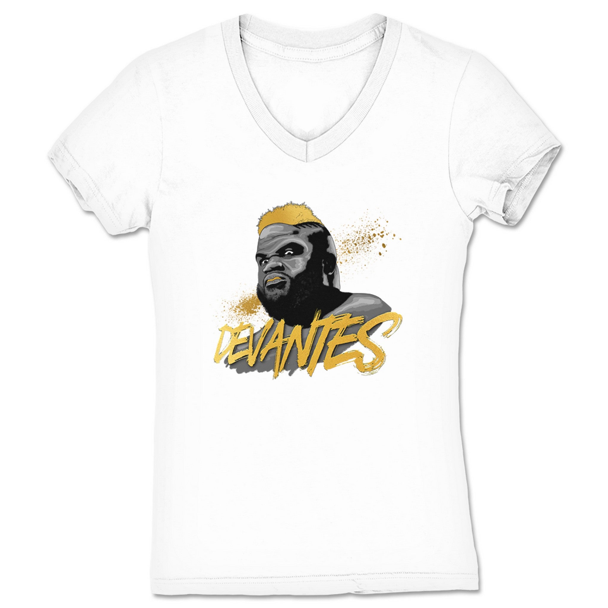 Devantes Devantes Women's V-Neck White