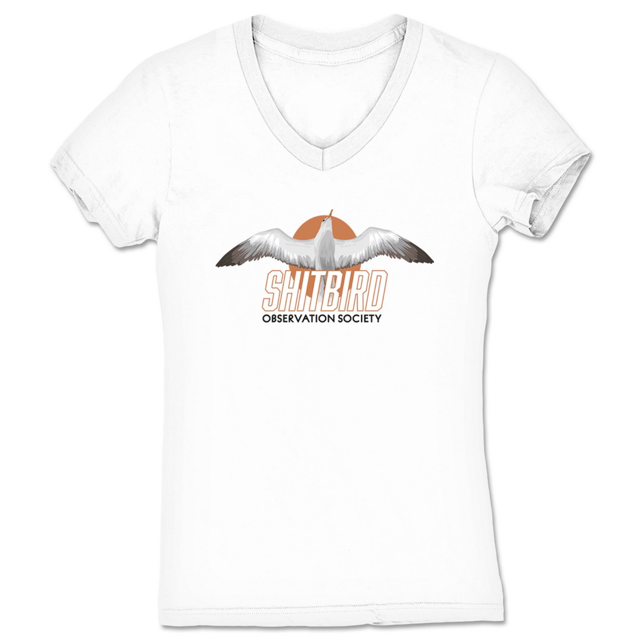 Diamond Jim Lowe SOS Women's V-Neck White