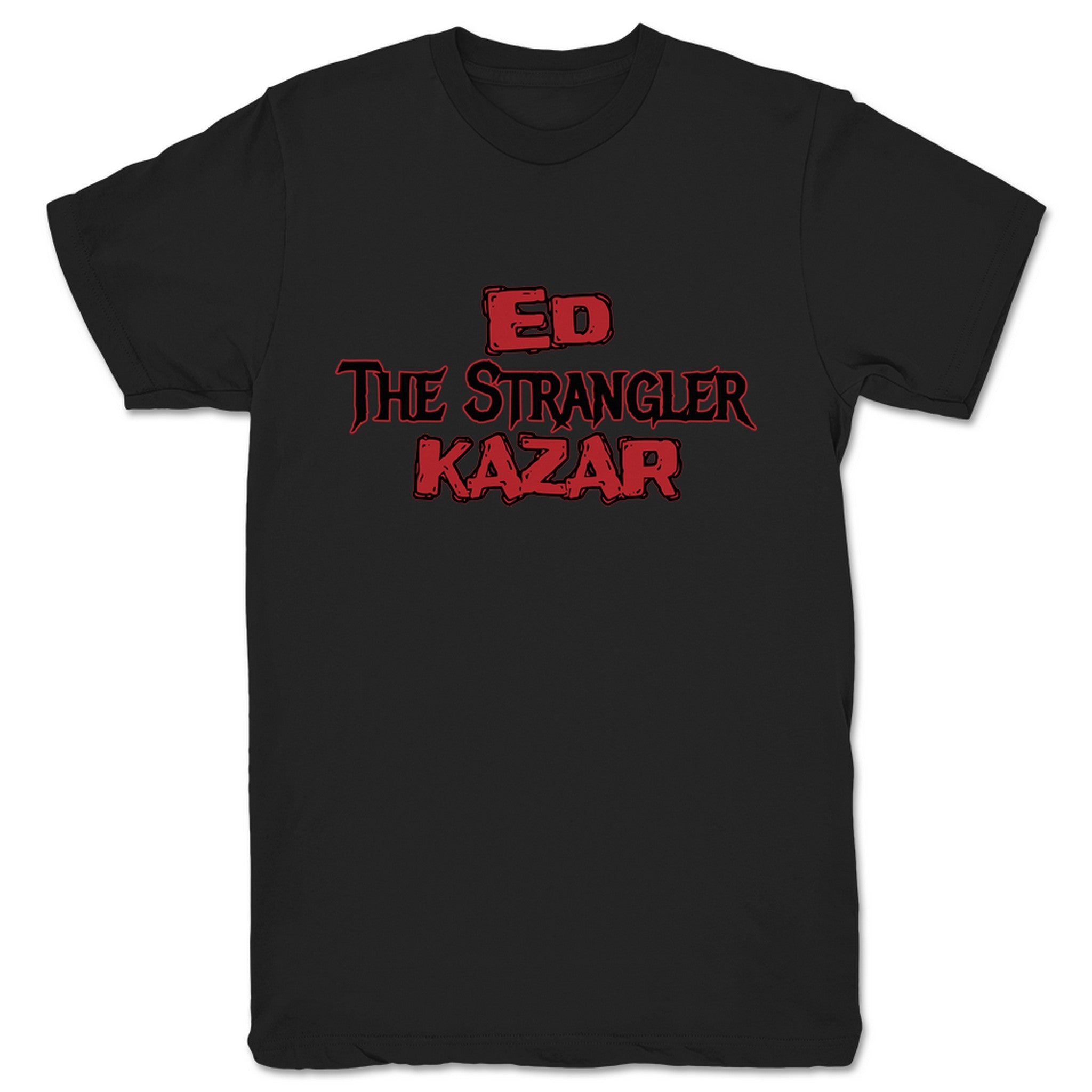 Ed Kazar Strangler Logo Unisex Tee Black