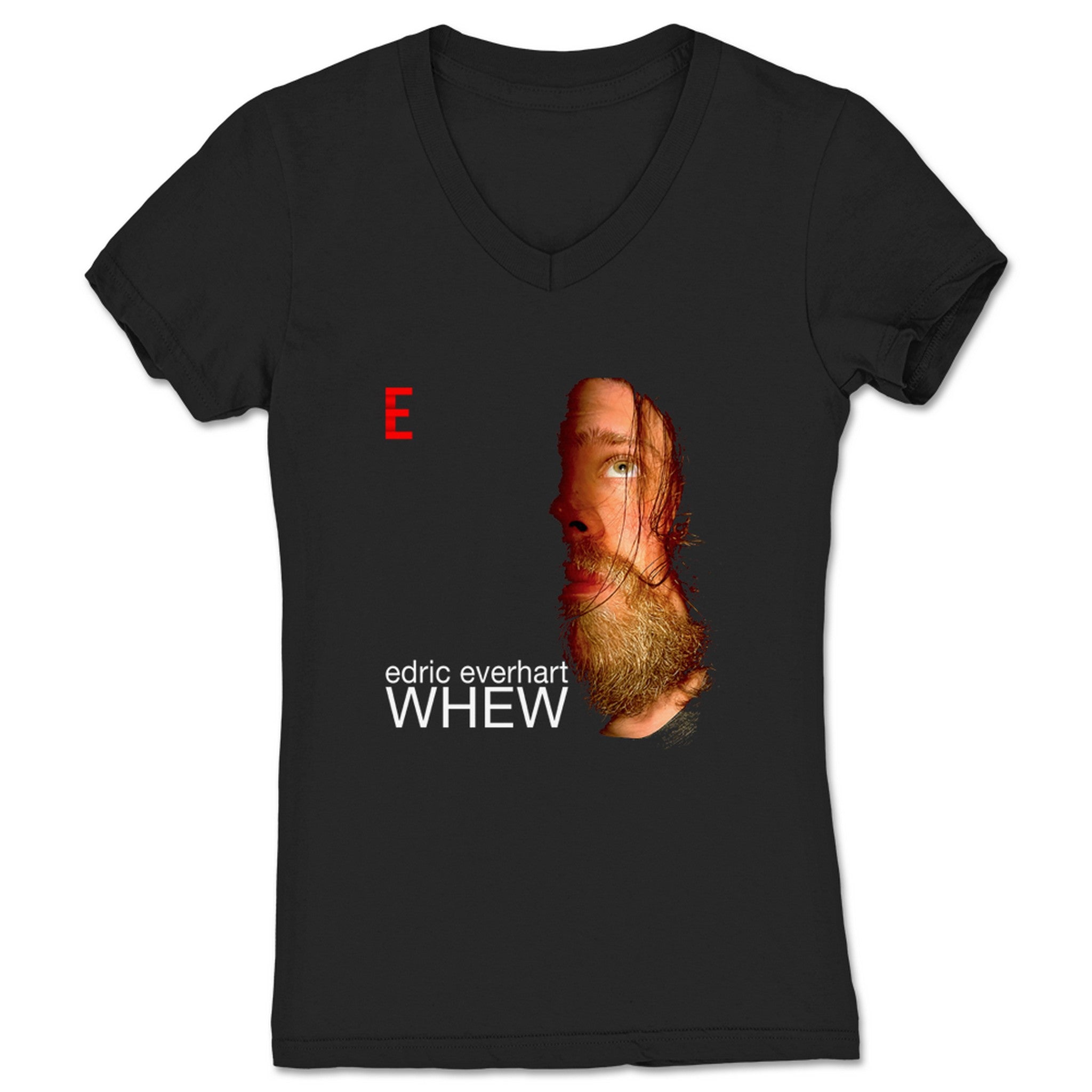 Edric Everhart Inside... Whew Women's V-Neck Black