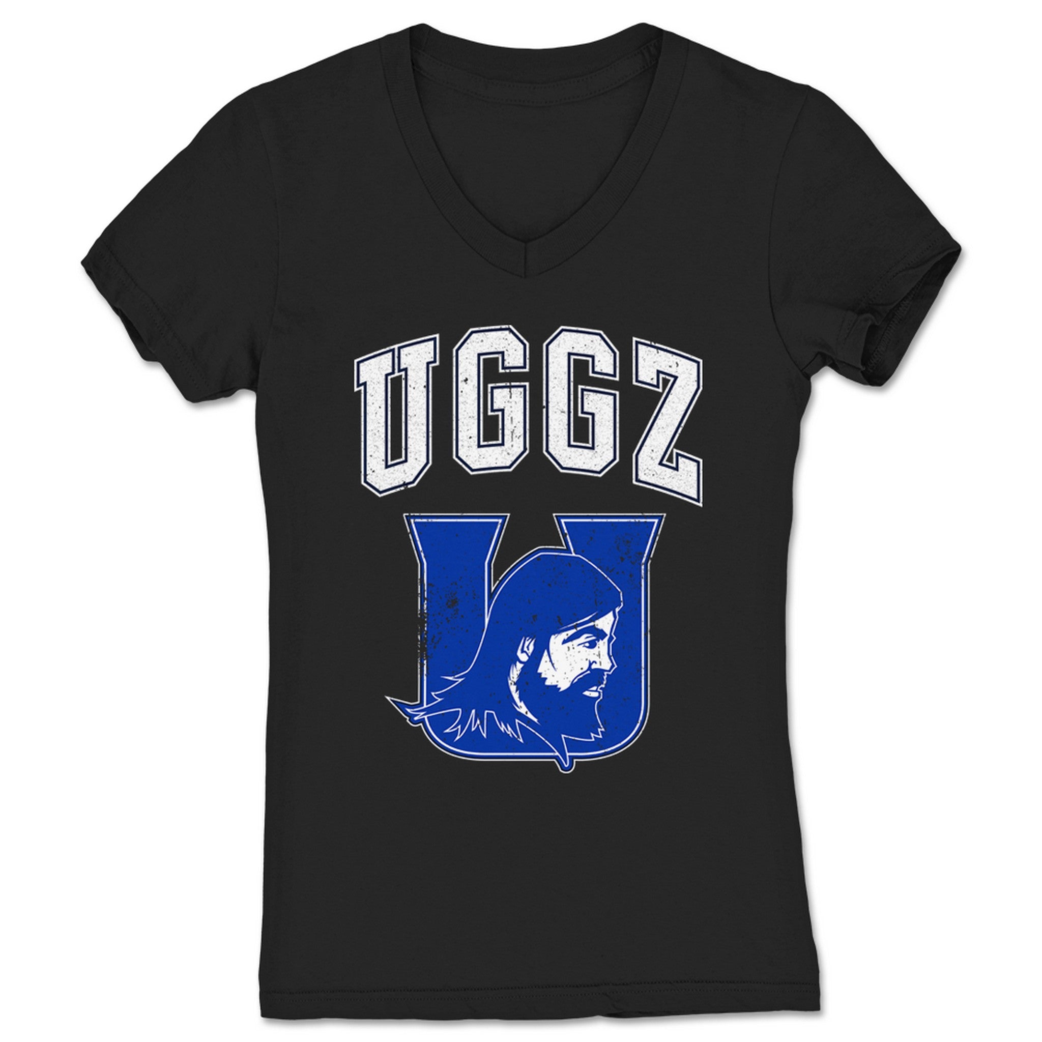 Edric Everhart UGGZ (Collegiate) Women's V-Neck Black