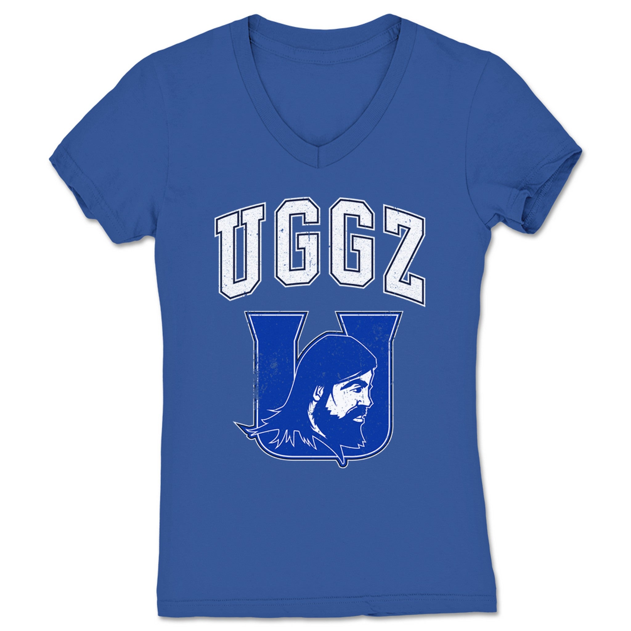 Edric Everhart UGGZ (Collegiate) Women's V-Neck Royal Blue