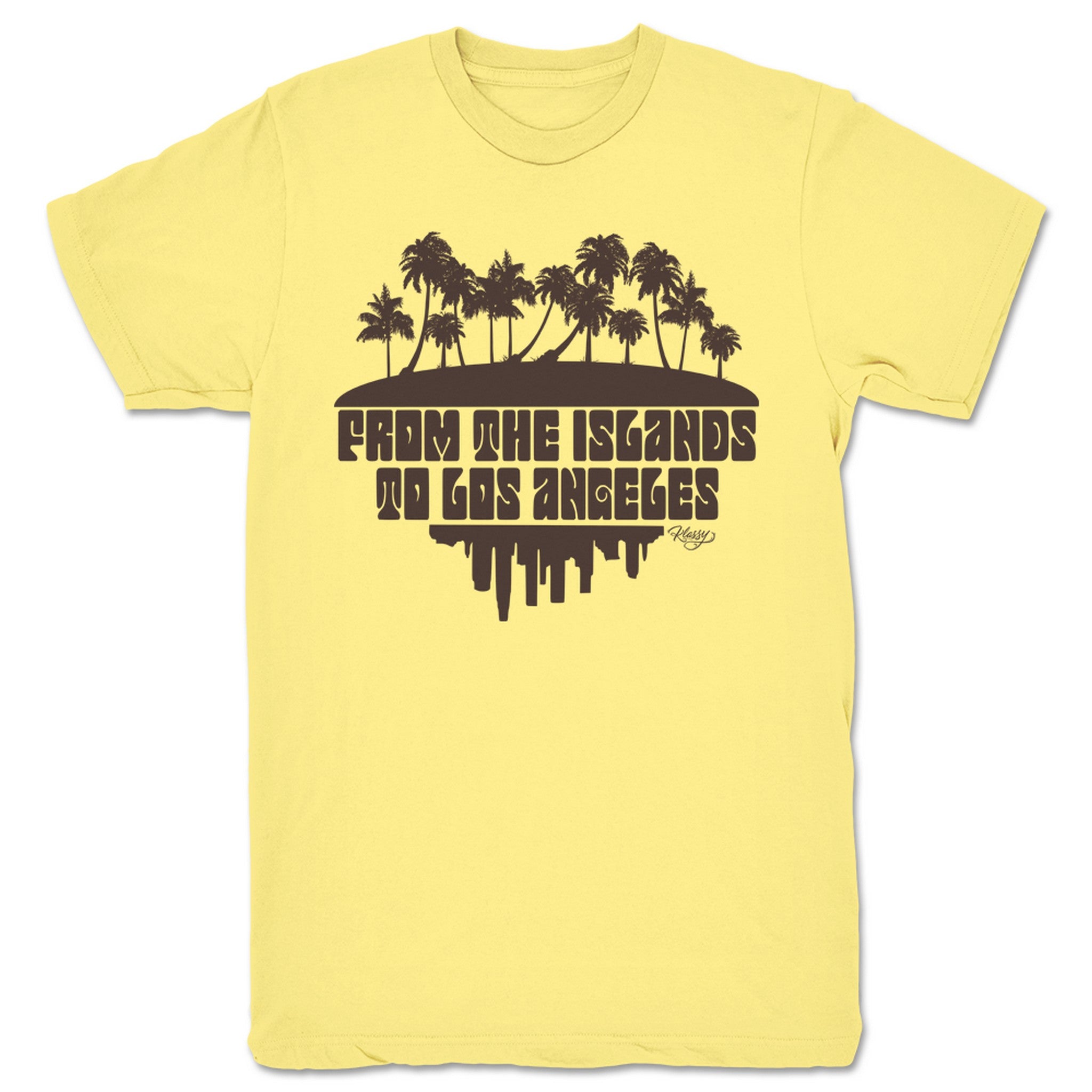 Emcee Klassy From the Islands to Los Angeles Unisex Tee Banana Cream