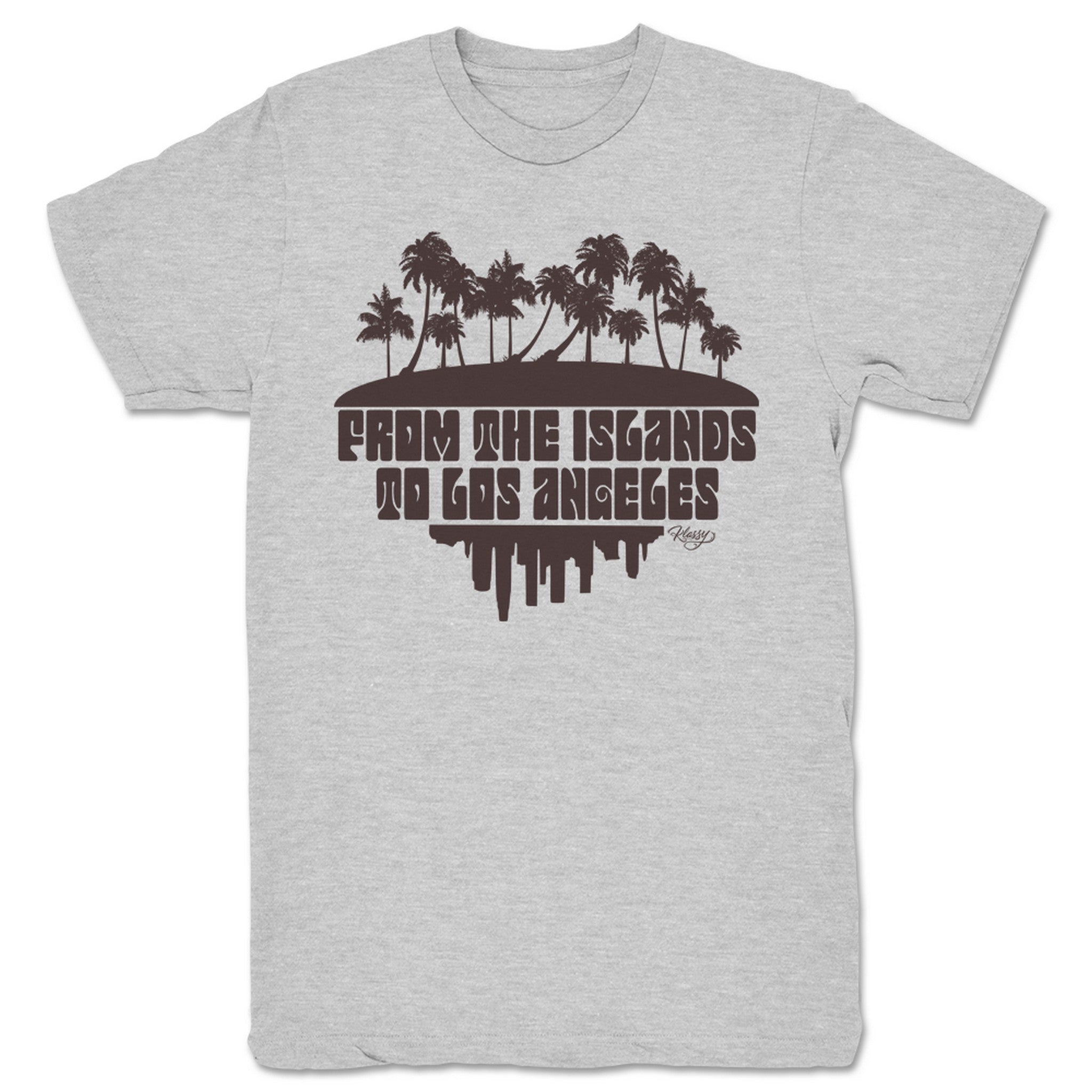 Emcee Klassy From the Islands to Los Angeles Unisex Tee Heather Grey