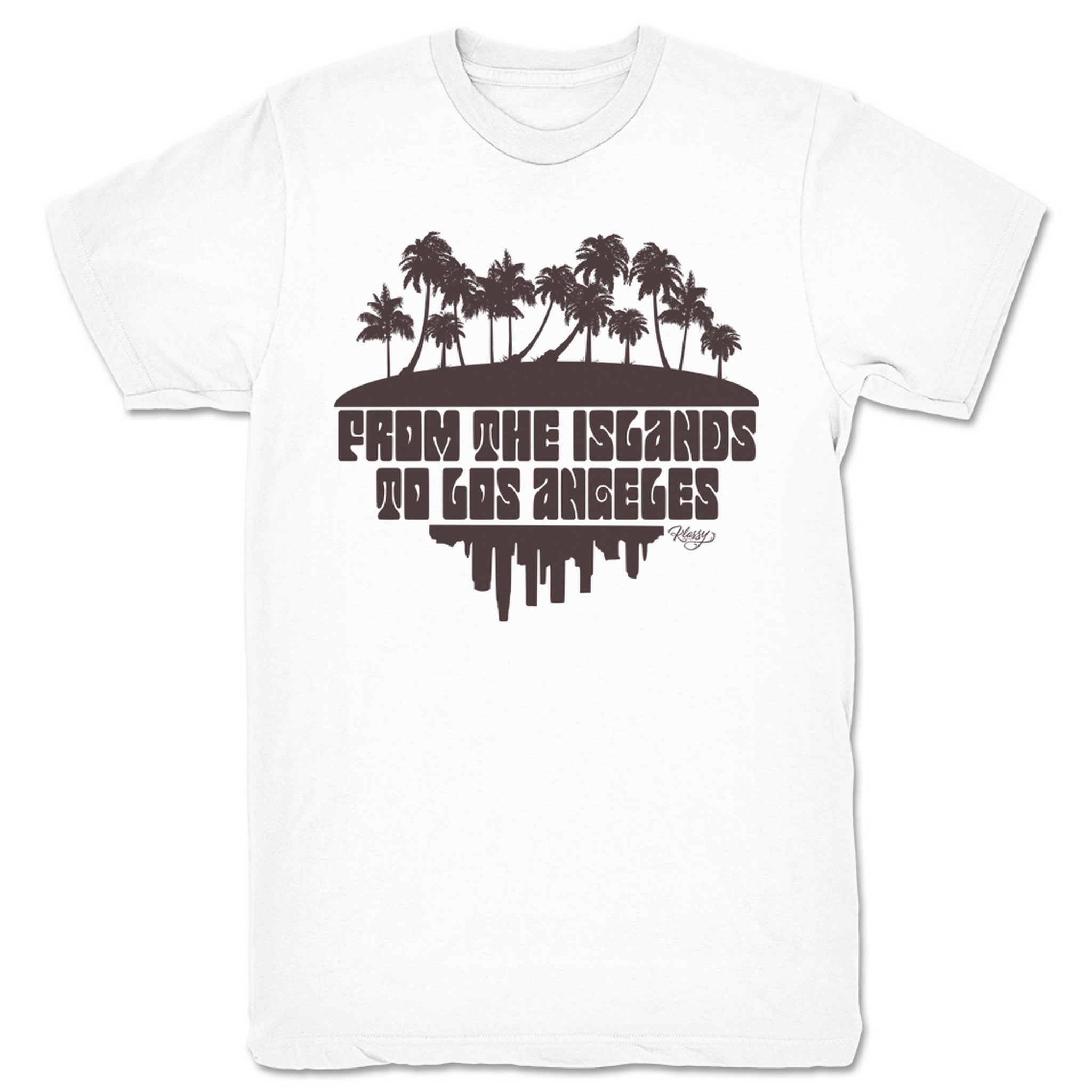 Emcee Klassy From the Islands to Los Angeles Unisex Tee White