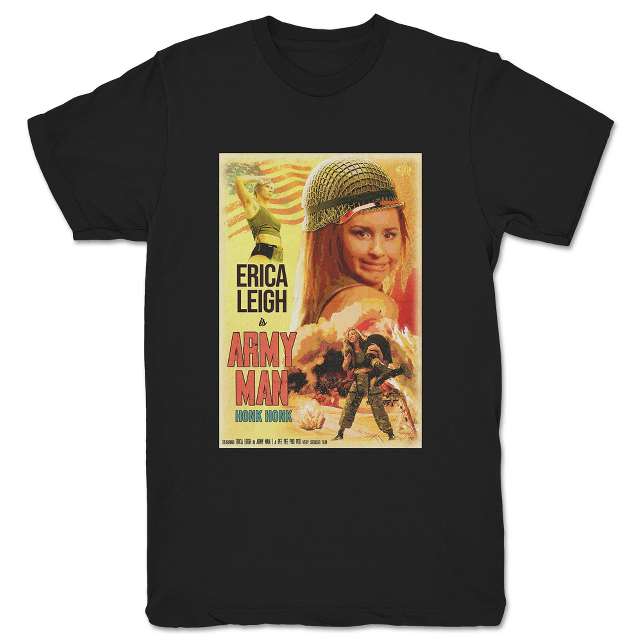 Erica Leigh Army Man Unisex Tee Black