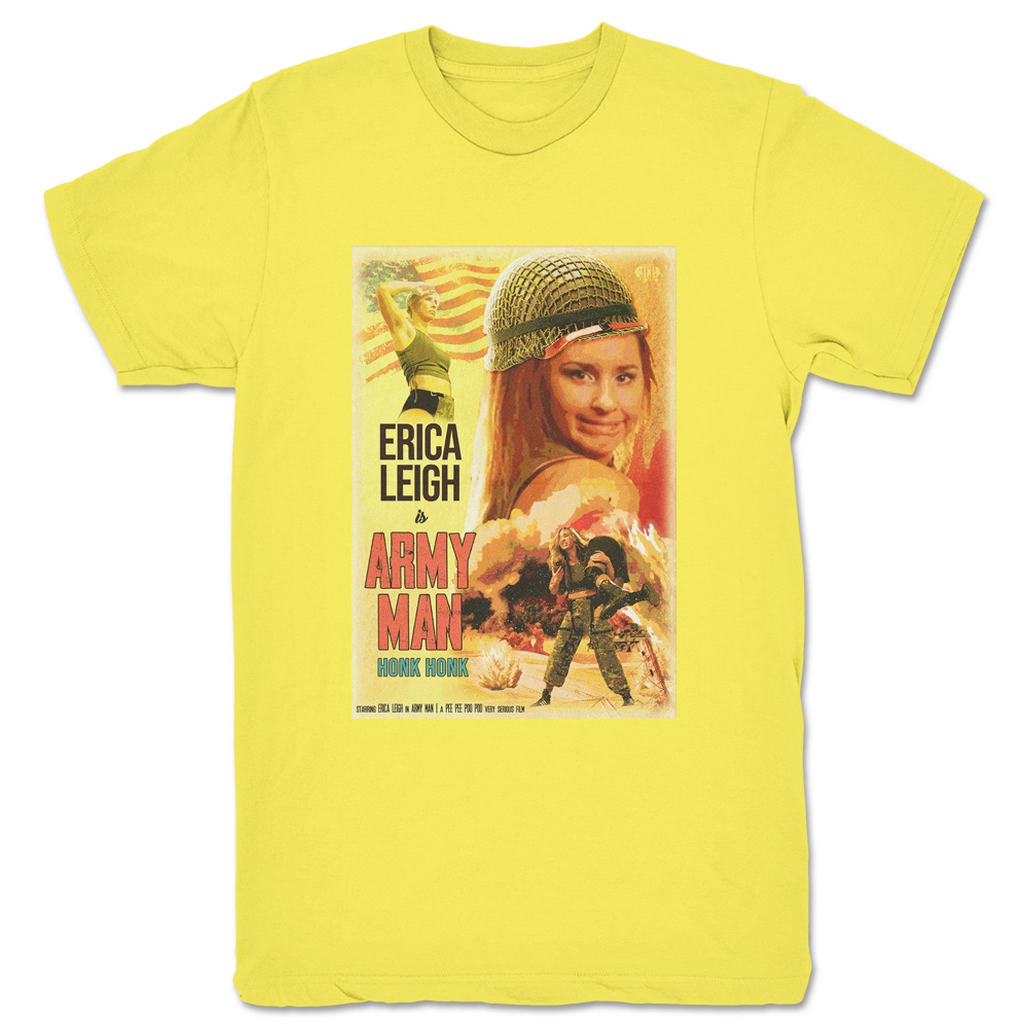 Erica Leigh Army Man Unisex Tee Yellow