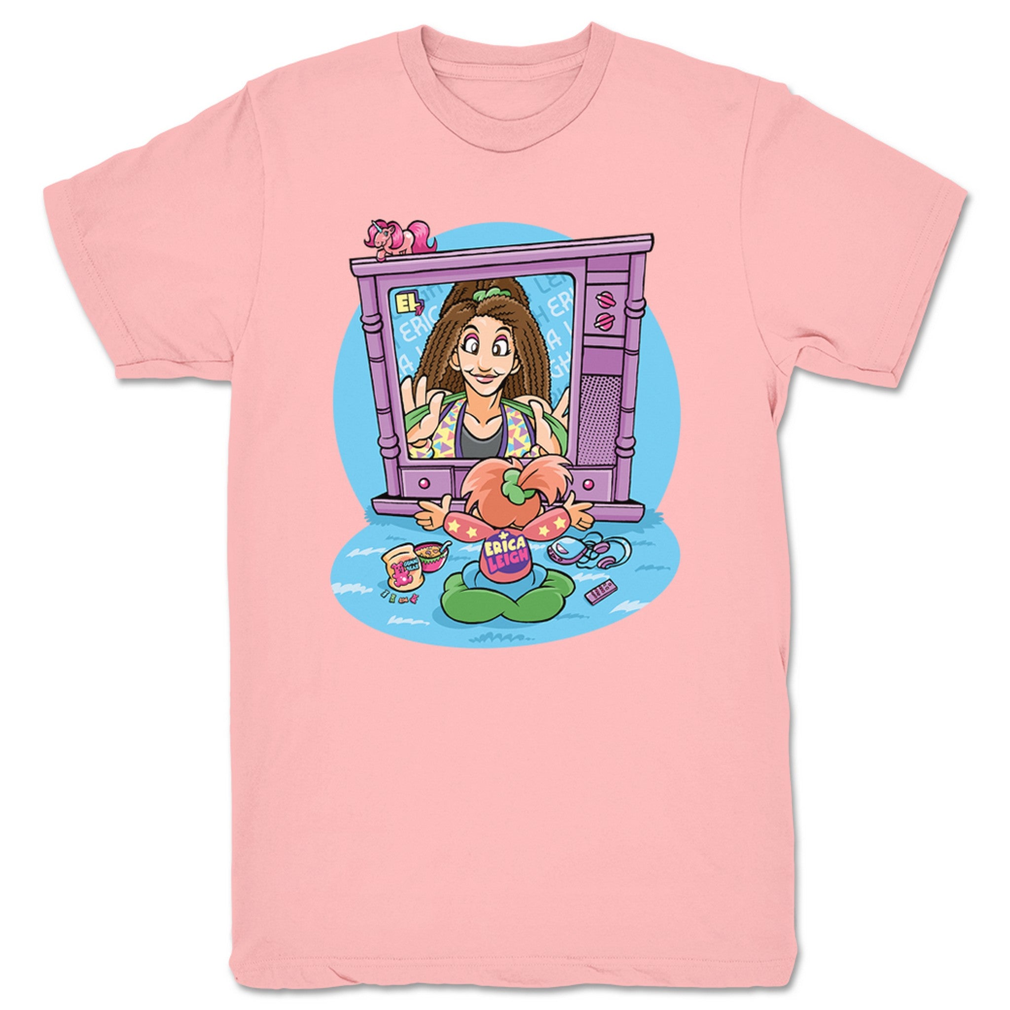 Erica Leigh Erica Leigh TV Unisex Tee Pink