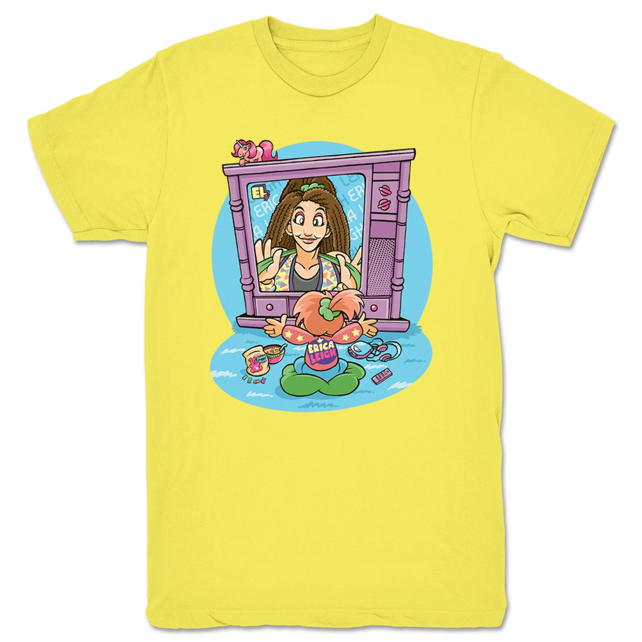 Erica Leigh Erica Leigh TV Unisex Tee Yellow