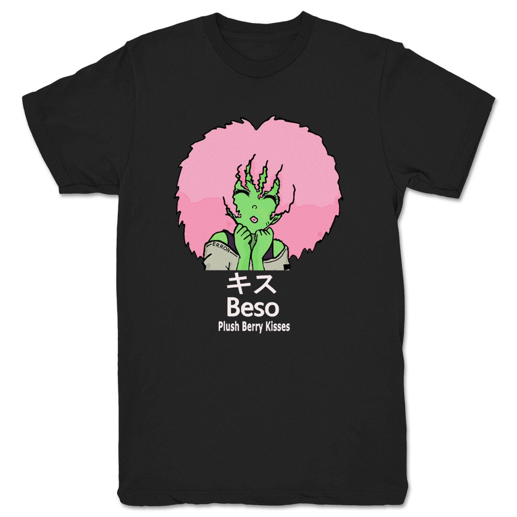 EsZ Plush Berry Kisses 2 Unisex Tee Black
