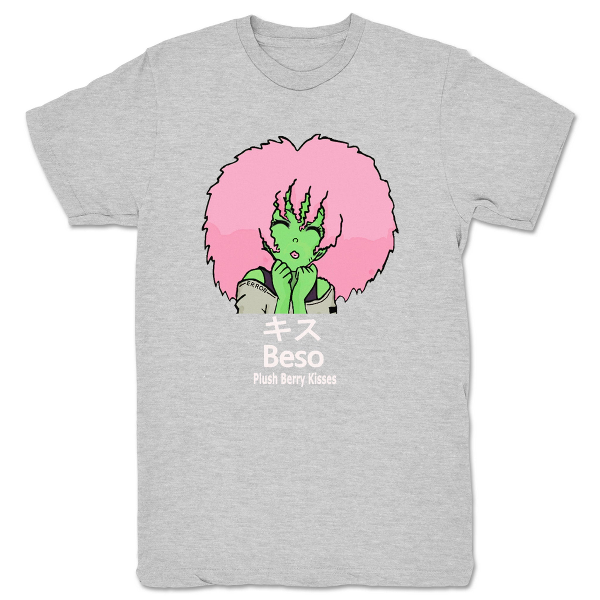 EsZ Plush Berry Kisses 2 Unisex Tee Heather Grey