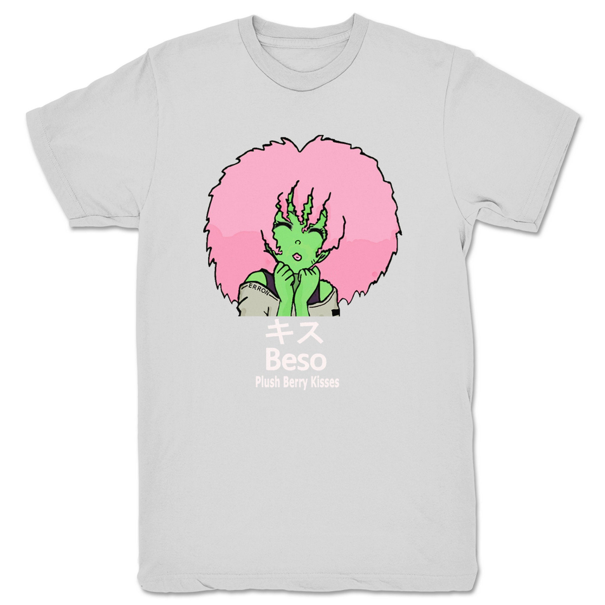 EsZ Plush Berry Kisses 2 Unisex Tee Light Grey