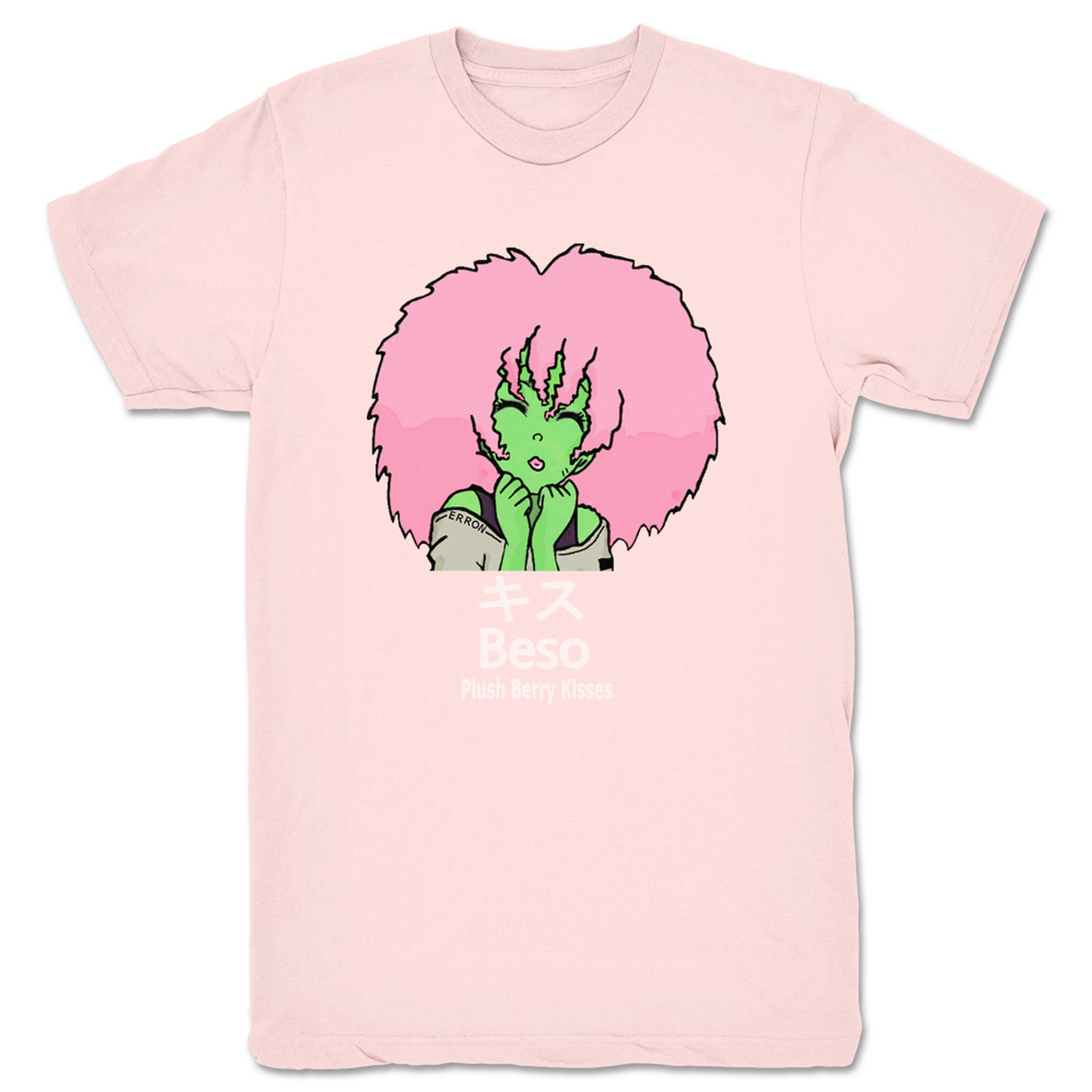 EsZ Plush Berry Kisses 2 Unisex Tee Light Pink