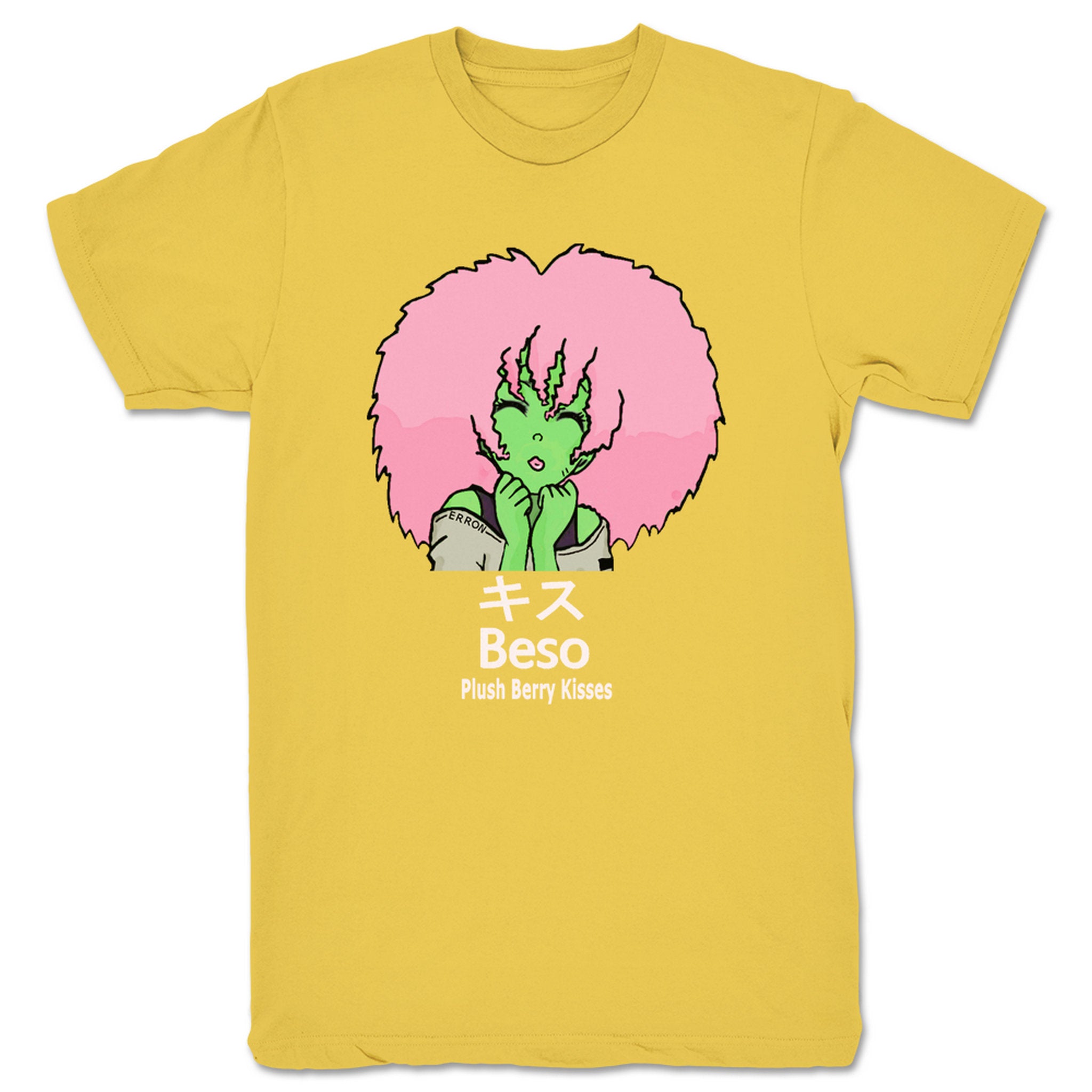 EsZ Plush Berry Kisses 2 Unisex Tee Maize Yellow