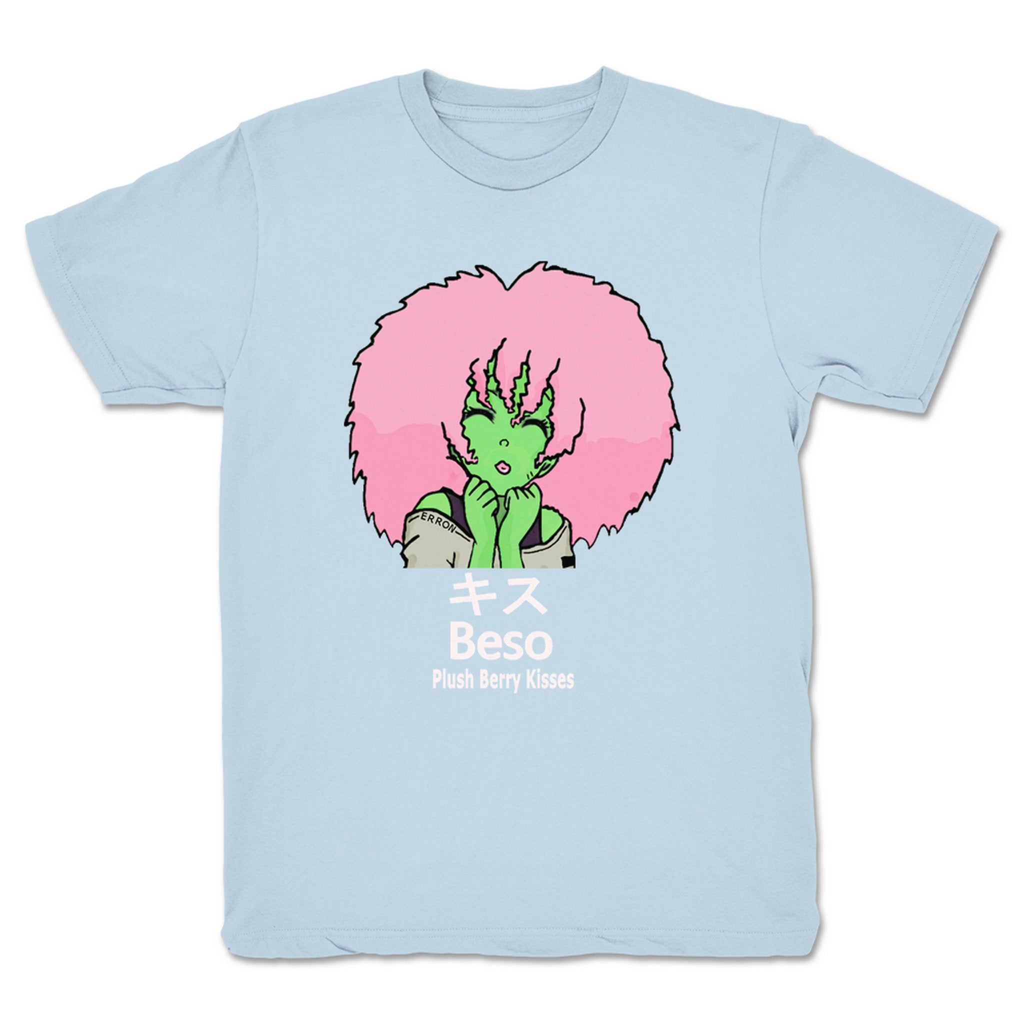 EsZ Plush Berry Kisses 2 Youth Tee Light Blue