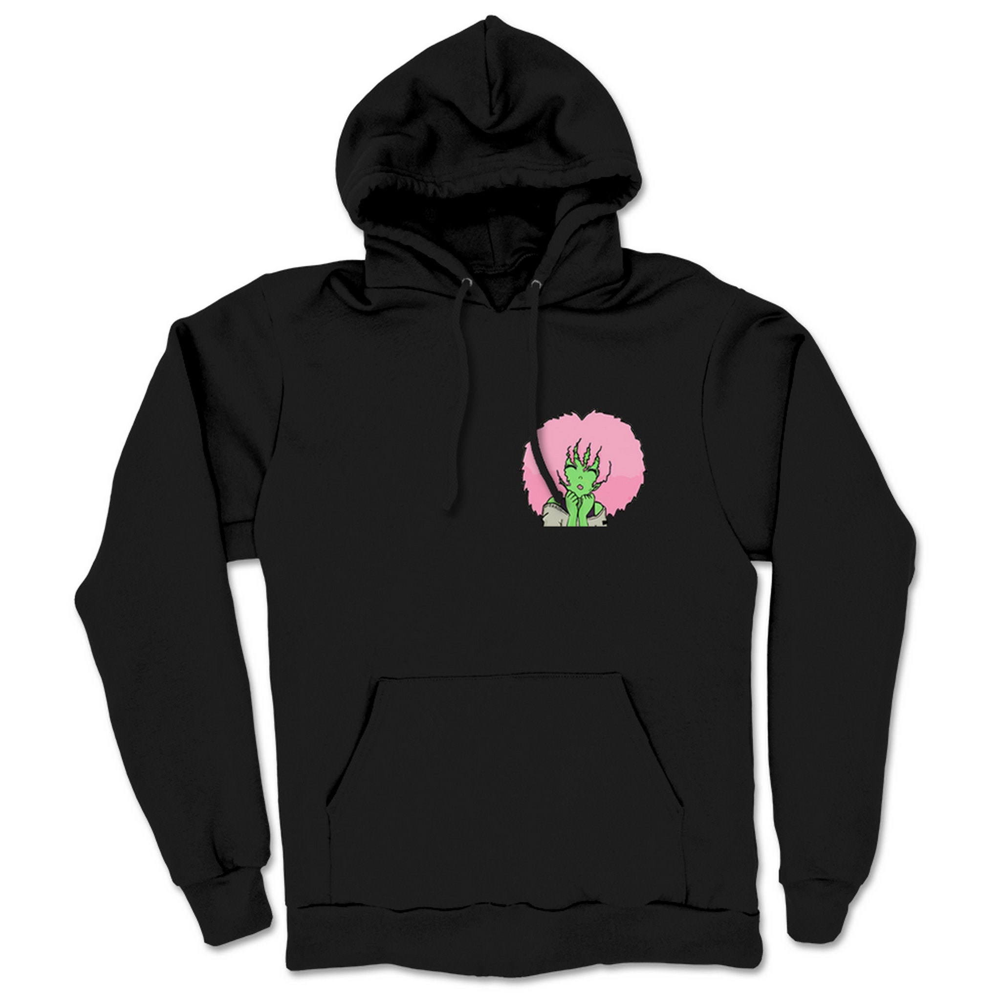 EsZ Plush Berry Kisses Midweight Pullover Hoodie Black