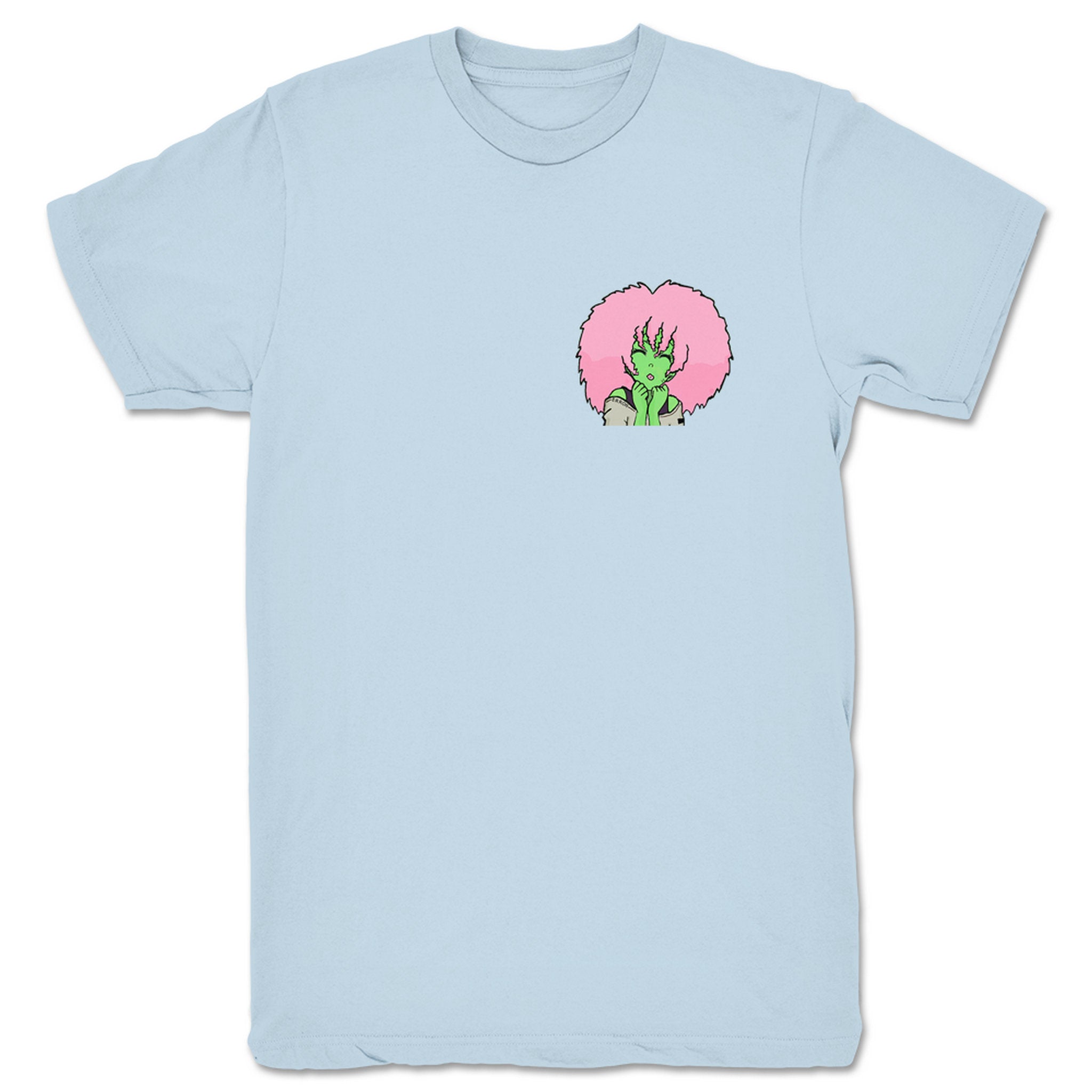 EsZ Plush Berry Kisses Unisex Tee Light Blue