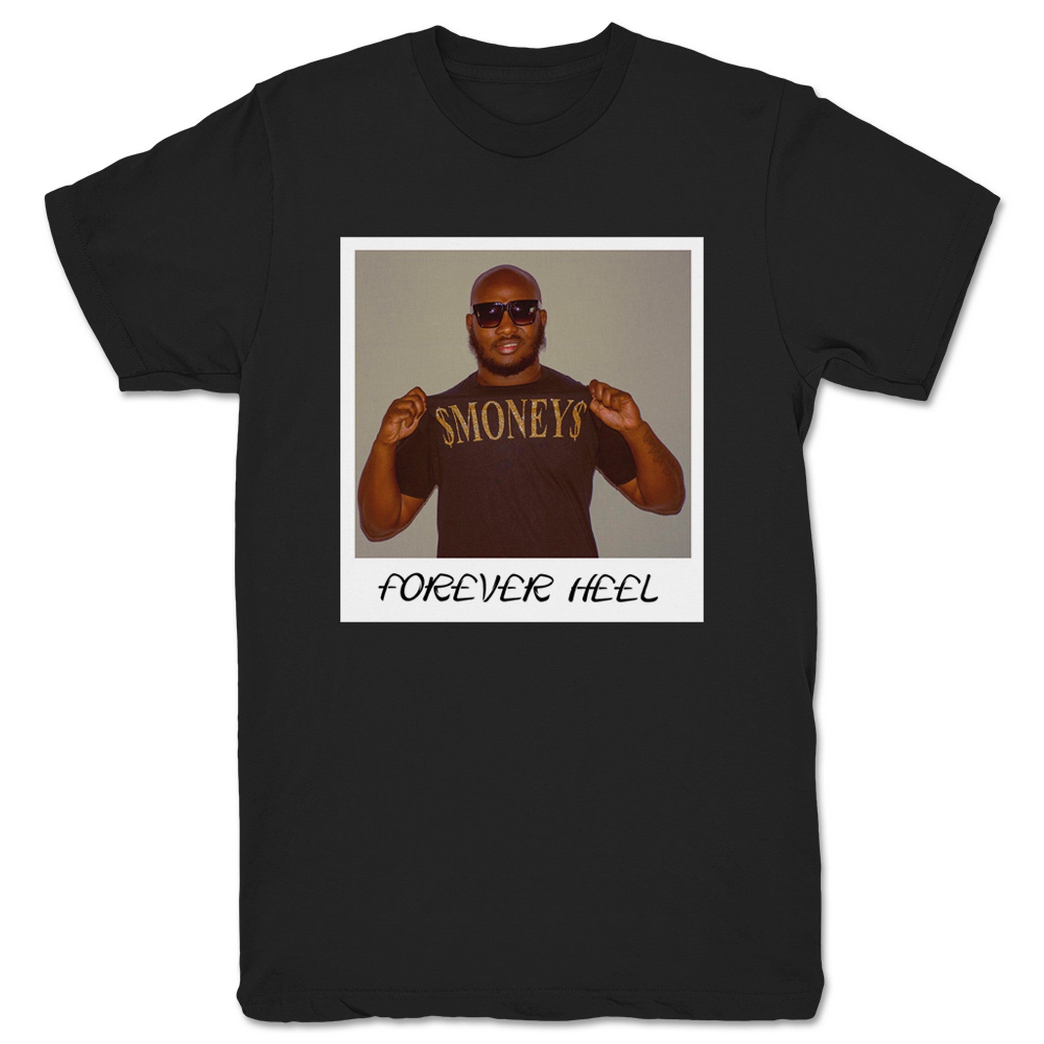 Forever Heel Money Instant Photo Unisex Tee Black