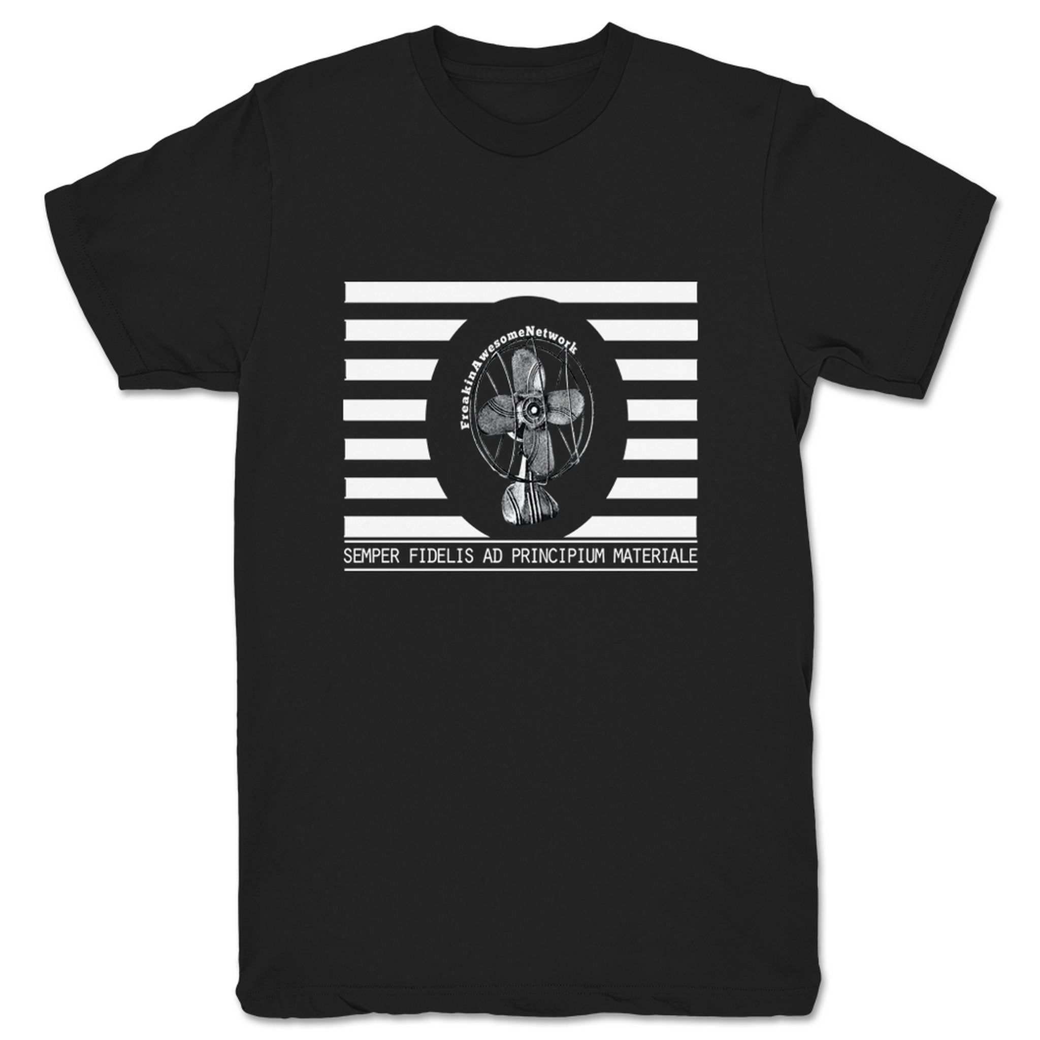 Freakin' Awesome Network FAN Flag Unisex Tee Black
