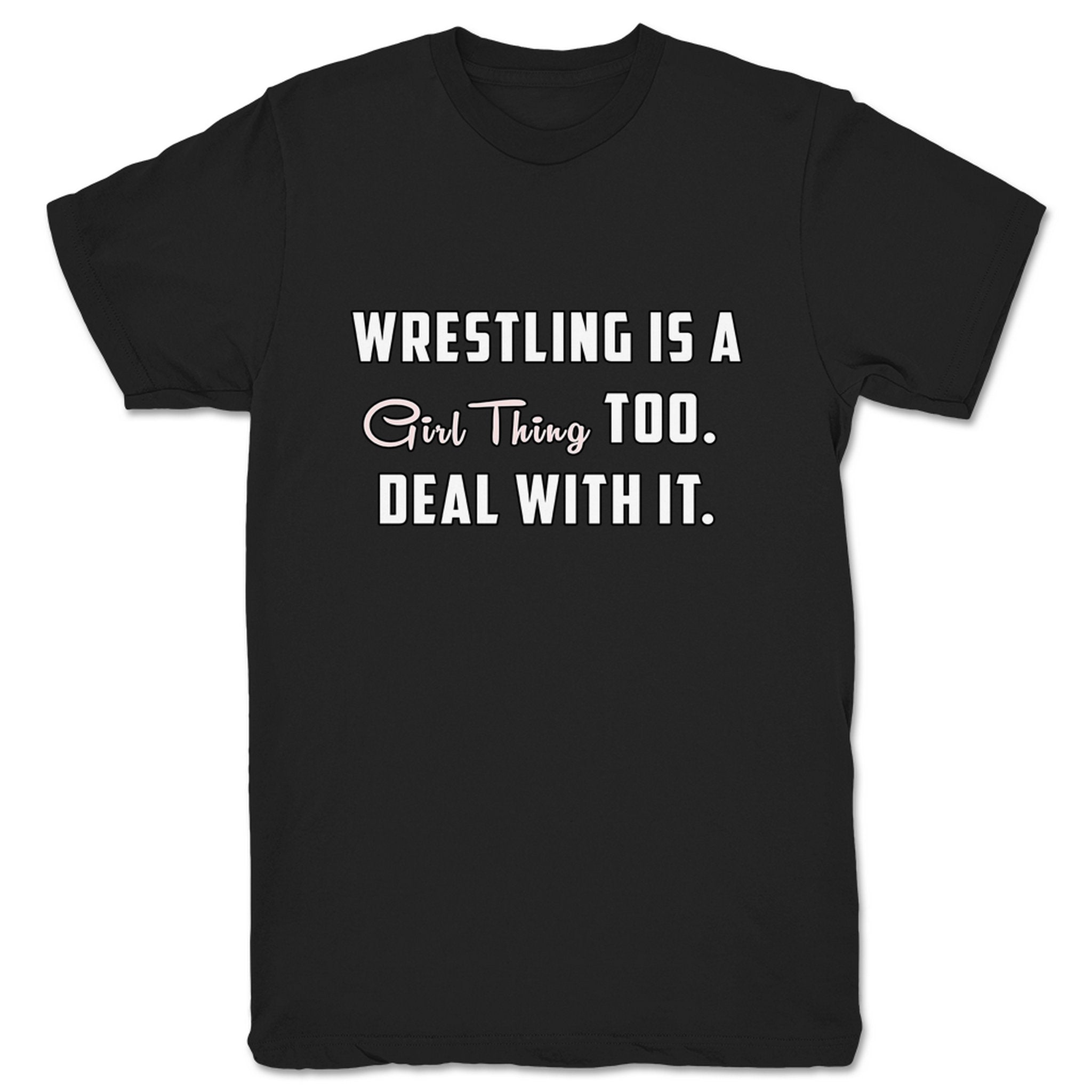 Girl Talk with Gabby A Girl Thing Unisex Tee Black