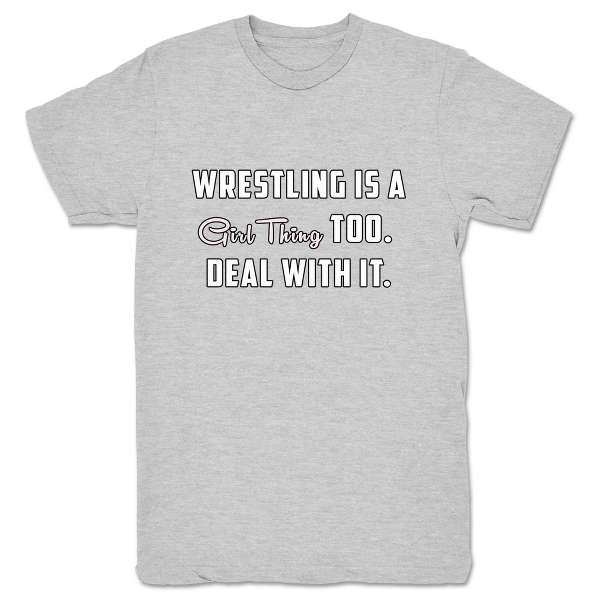 Girl Talk with Gabby A Girl Thing Unisex Tee Heather Grey