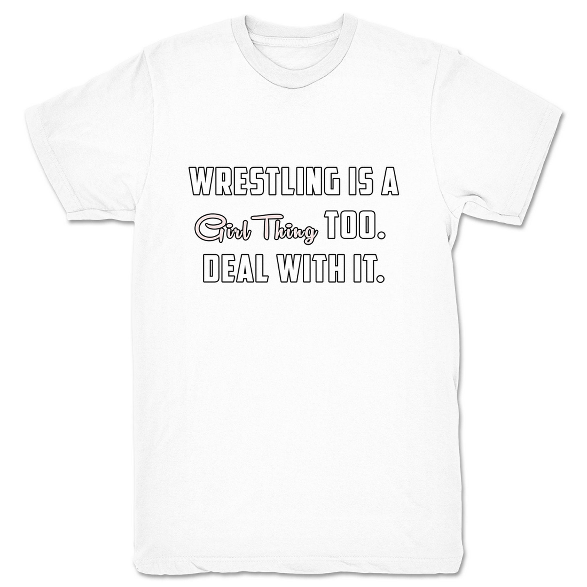 Girl Talk with Gabby A Girl Thing Unisex Tee White