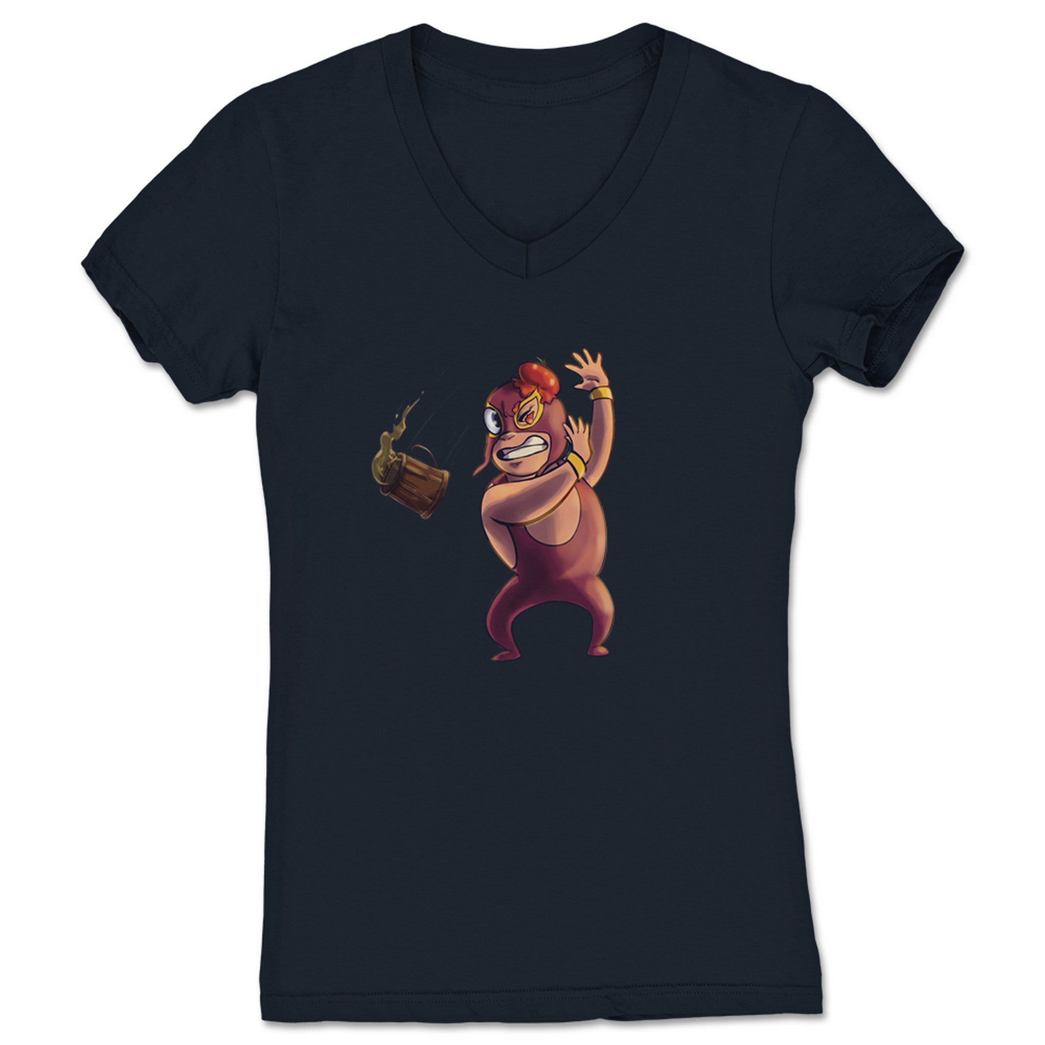 Go Home Heat Go Home Heat Logo Women's V-Neck Navy