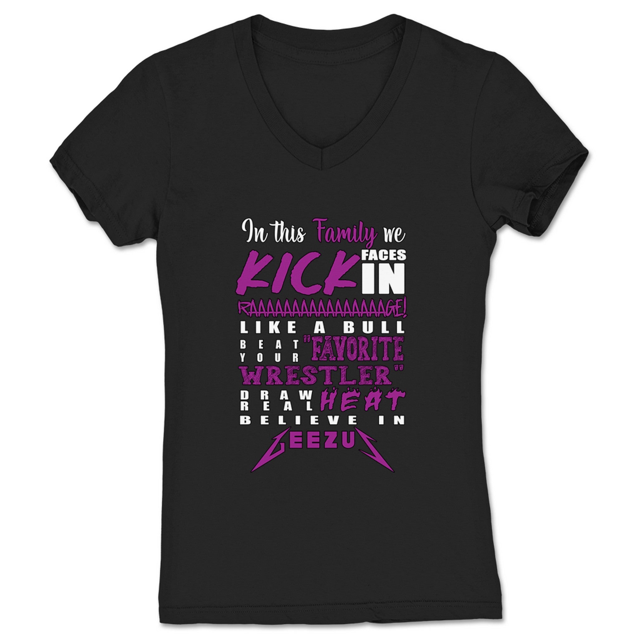 Greg Jovi In This Family Women's V-Neck Black