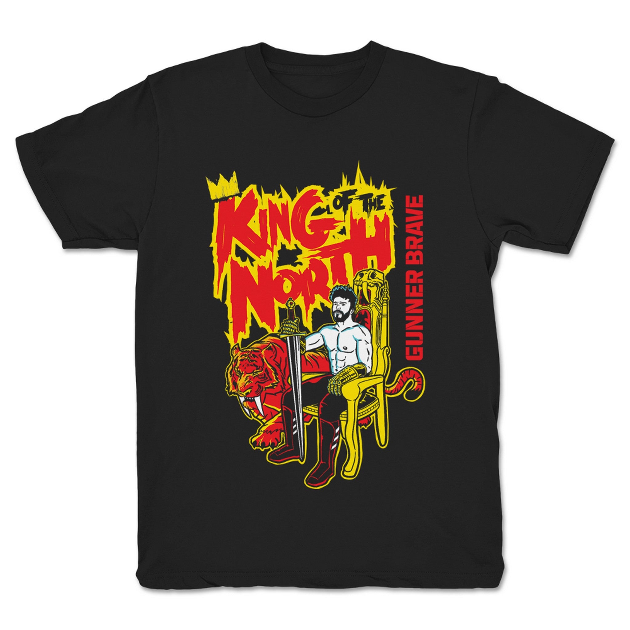 Gunner Brave The King of the North Youth Tee Black