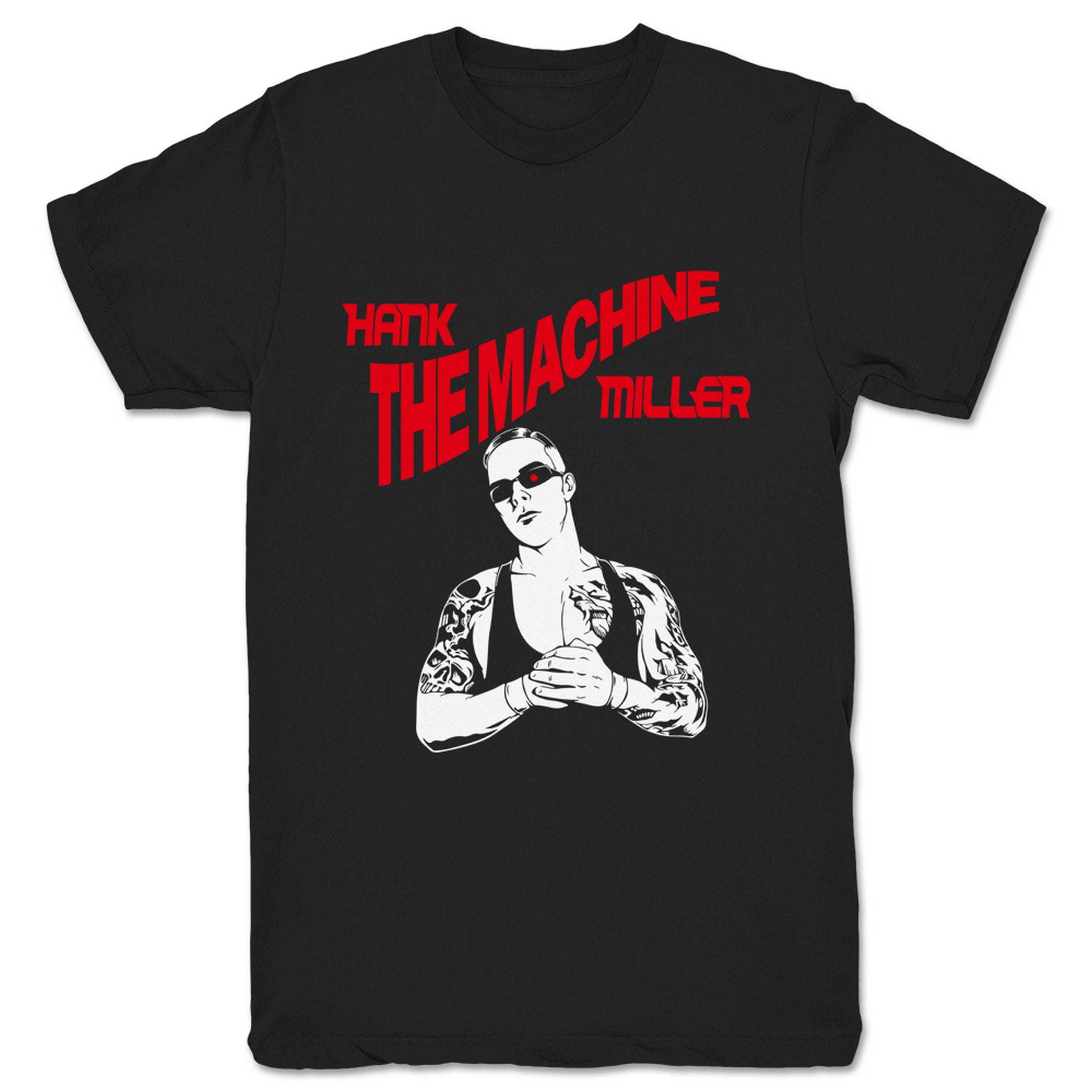 Hank Miller Cybernetic Hitman Unisex Tee Black