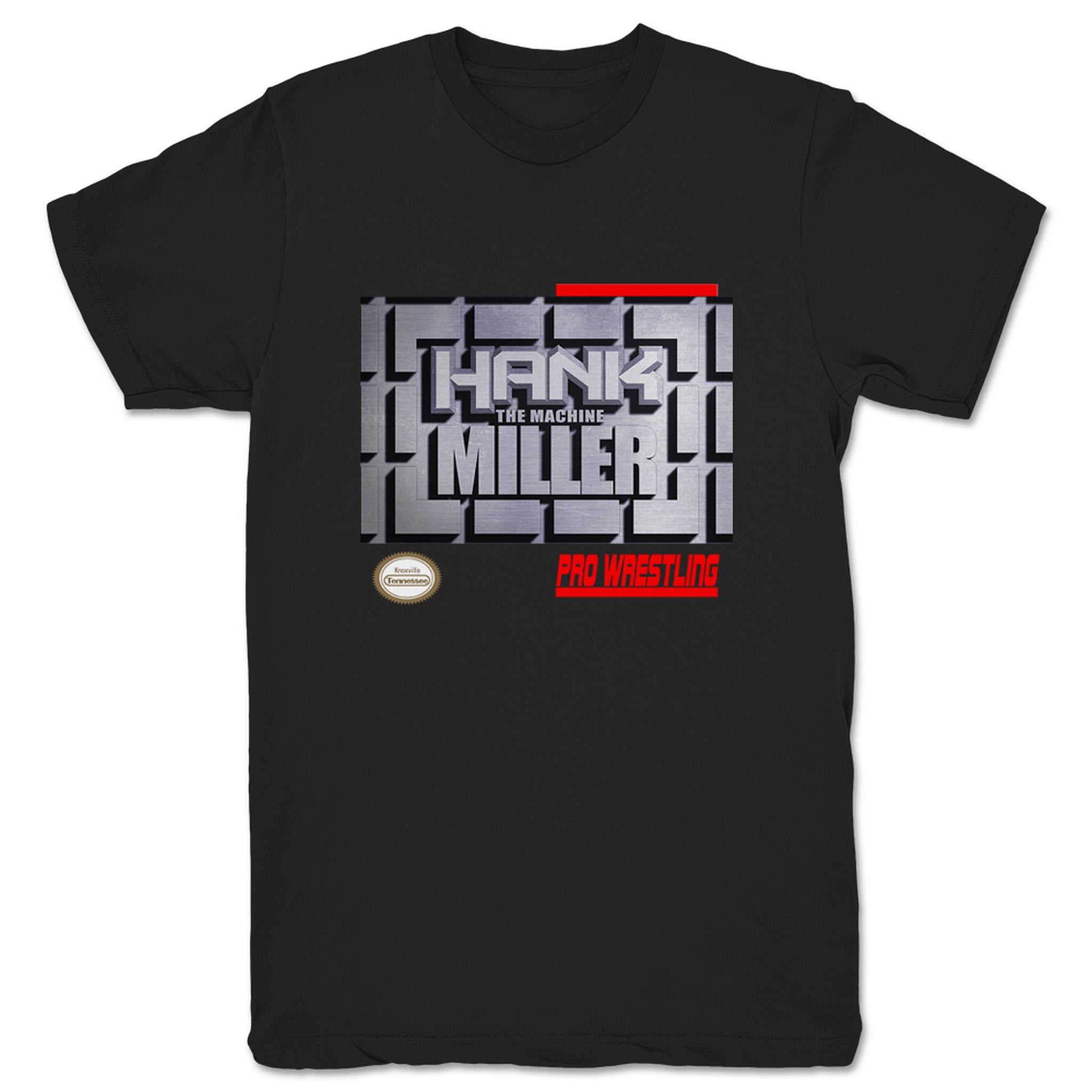 Hank Miller Retro Game Unisex Tee Black