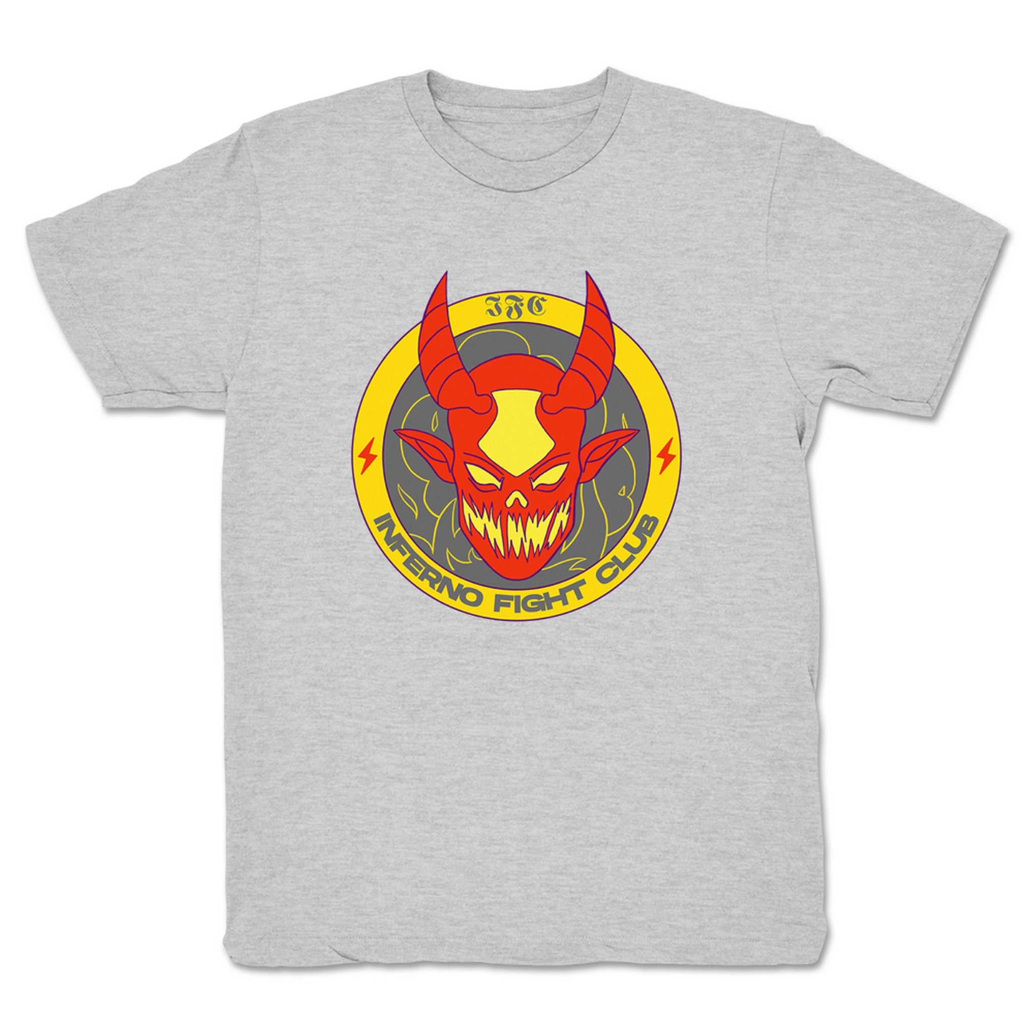IFC Pro Wrestling IFC Logo 1 Youth Tee Heather Grey